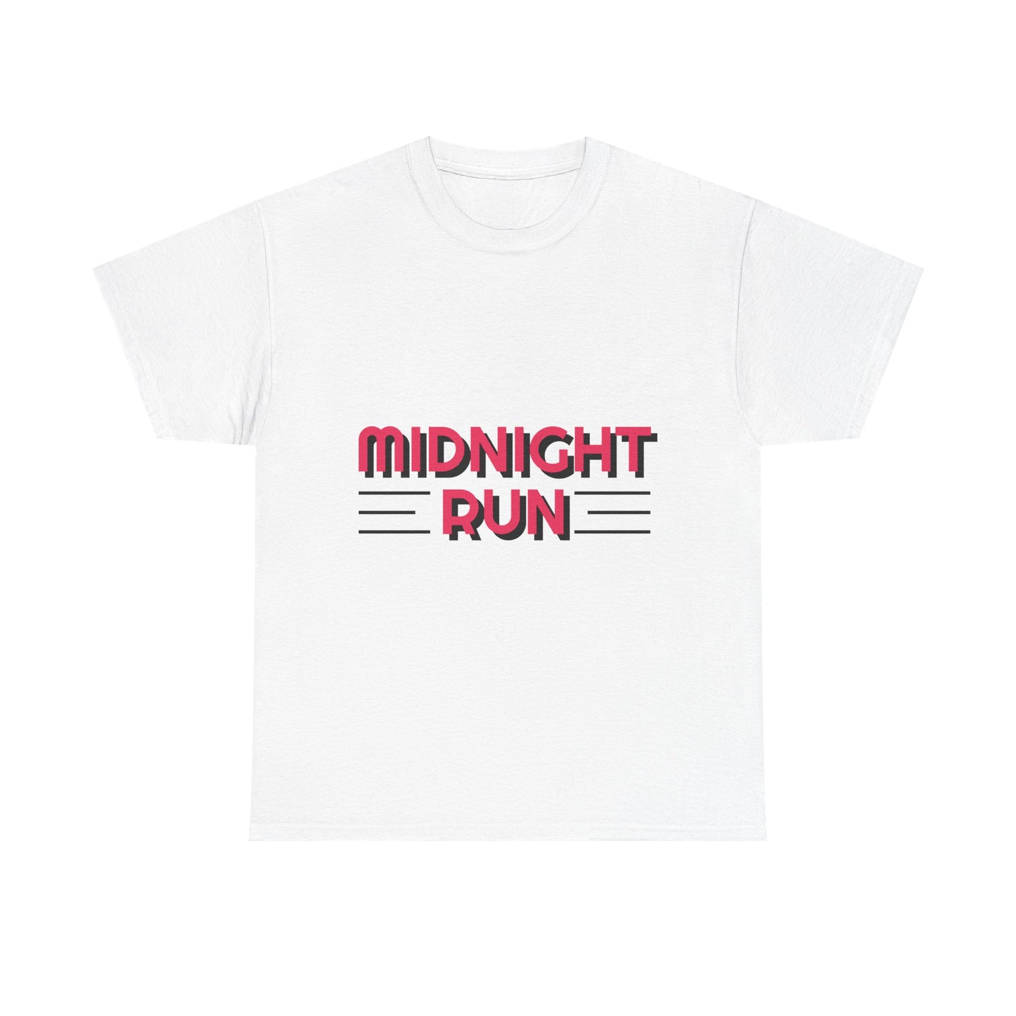 Midnight Run Unisex Retro Running Tee – 80s Fast Food & Track Style Shirt