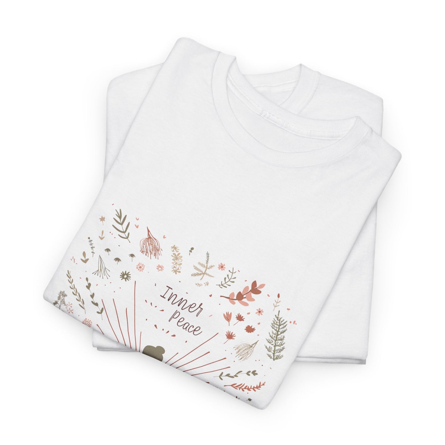 Inner Peace Yoga & Mindfulness Tee – Women's Holistic Lifestyle T-Shirt