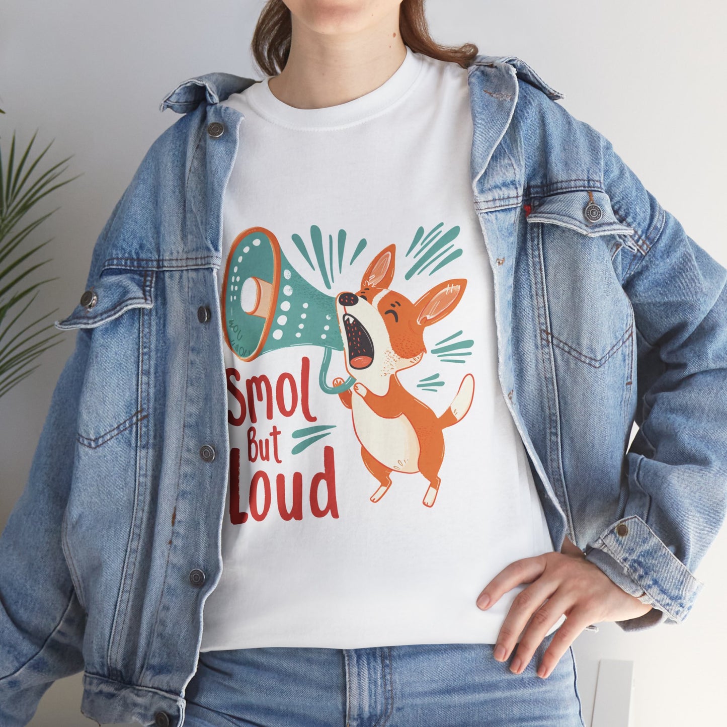 Smol But Loud Funny Dog T-Shirt – Unisex Small Dog Owner Graphic Tee