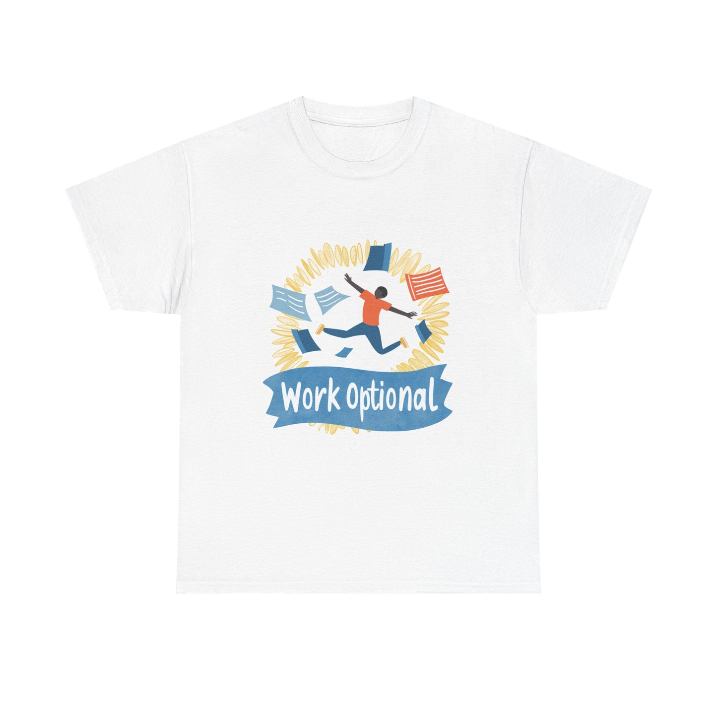 Work Optional Slow Living Graphic Tee – Anti-Hustle Women's T-Shirt