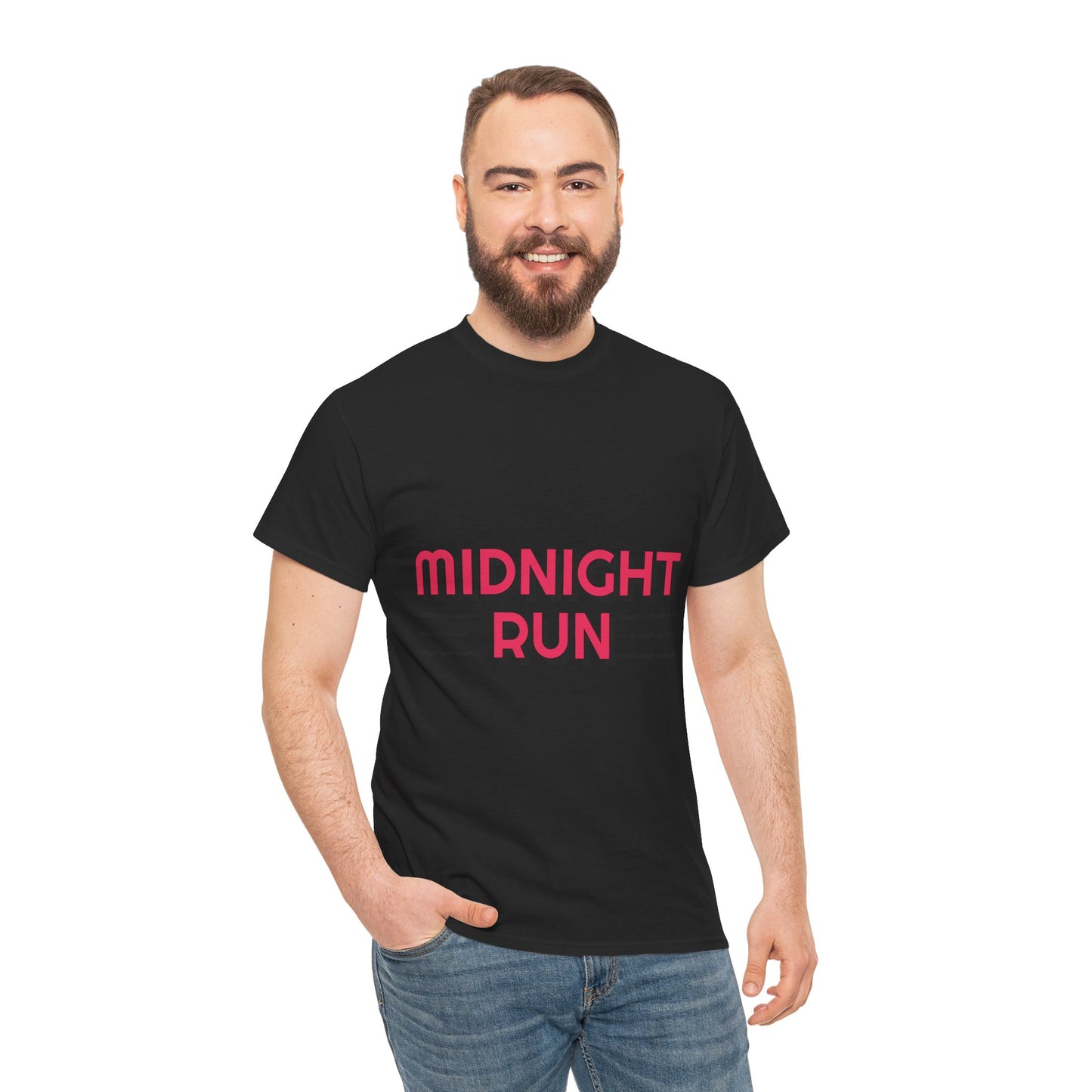 Midnight Run Unisex Retro Running Tee – 80s Fast Food & Track Style Shirt