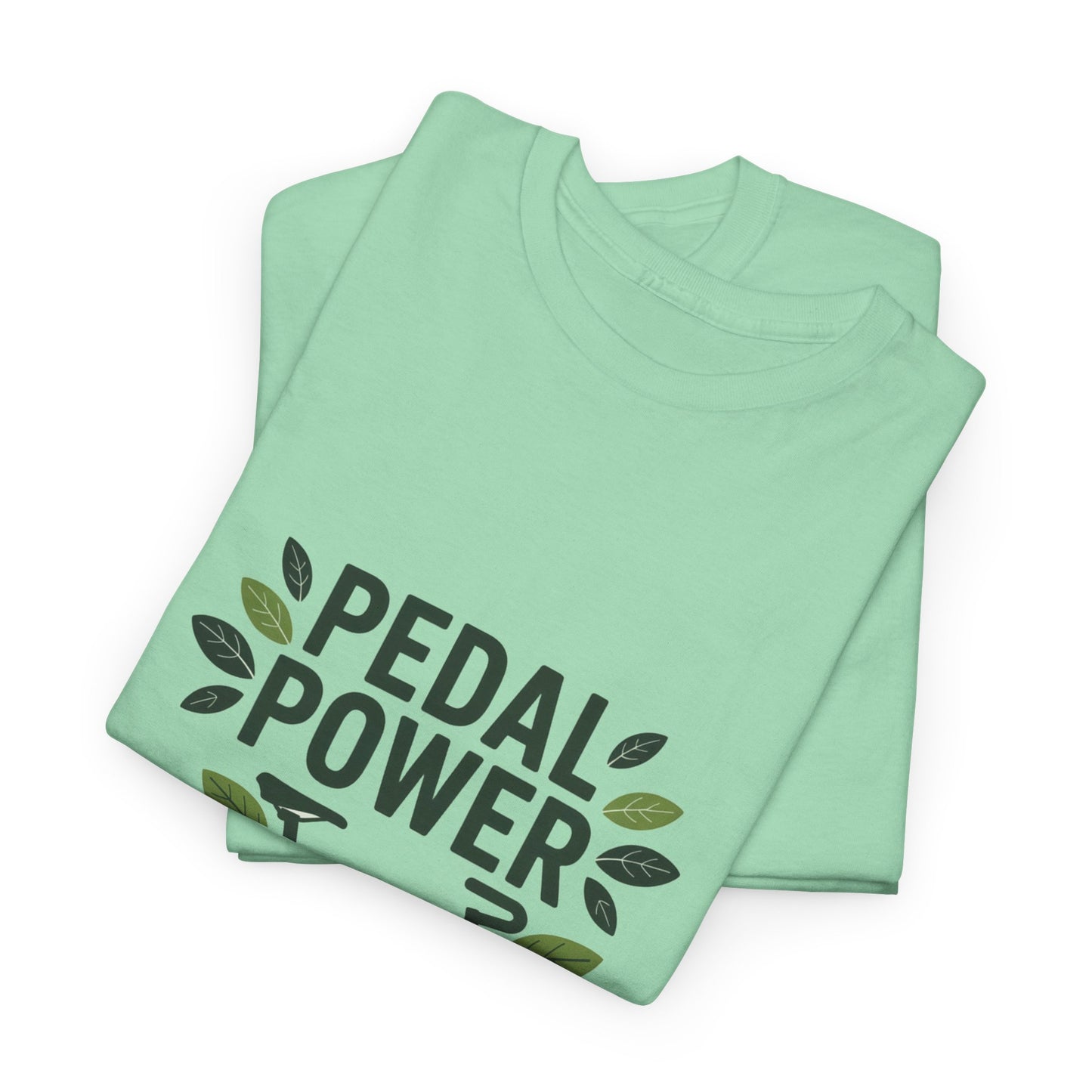 Pedal Power Sustainability T-Shirt – Unisex Eco-Friendly Cycling Tee