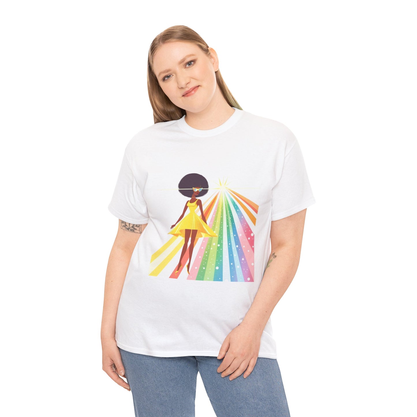 Laser Funk 80s Style Graphic Tee – Unisex Retro Funk Vibes T-Shirt