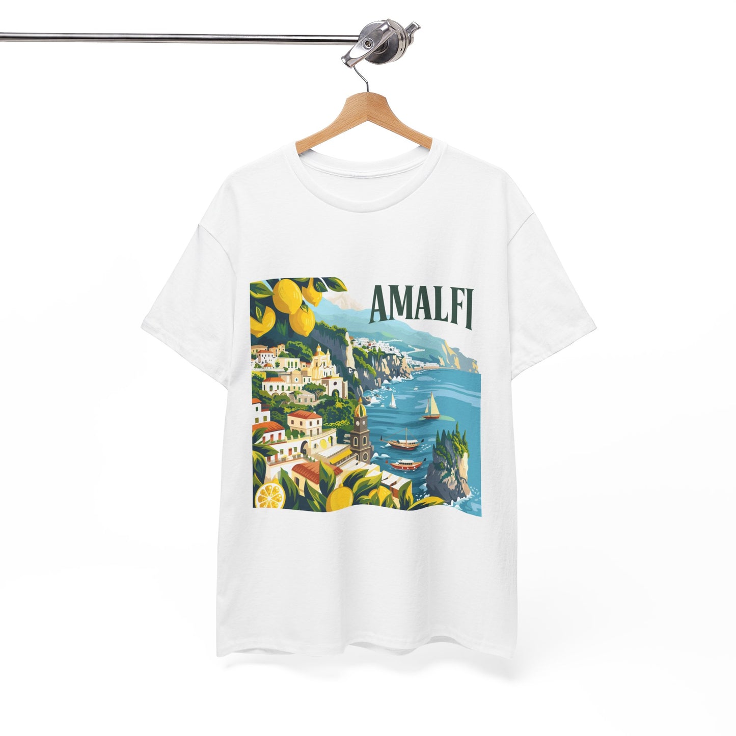 Ciao from the Amalfi Coast Unisex Italy Travel T-Shirt – Coastal City Graphic Tee