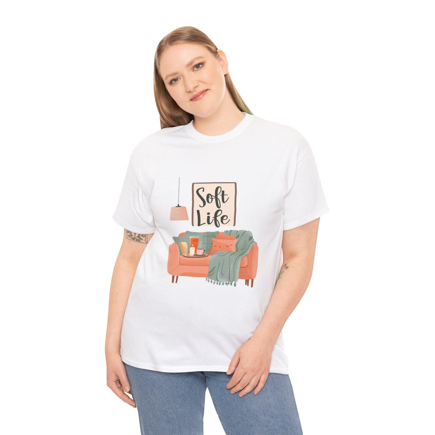 Soft Life Slow Living Tee – Women's Anti-Hustle Lifestyle T-Shirt
