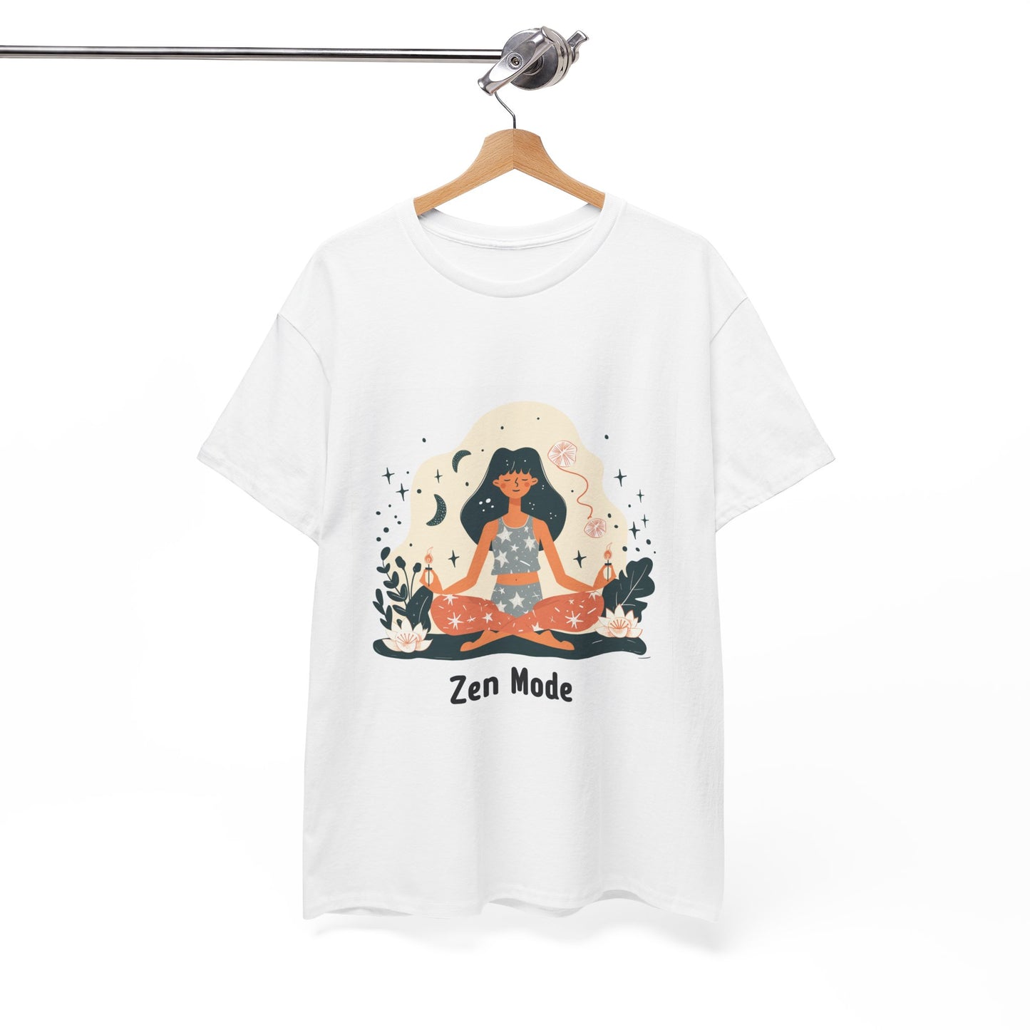 Zen Mode Yoga & Mindfulness Graphic Tee – Women's Peace of Mind T-Shirt