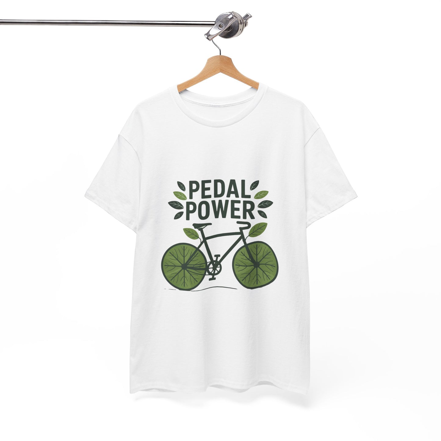 Pedal Power Sustainability T-Shirt – Unisex Eco-Friendly Cycling Tee