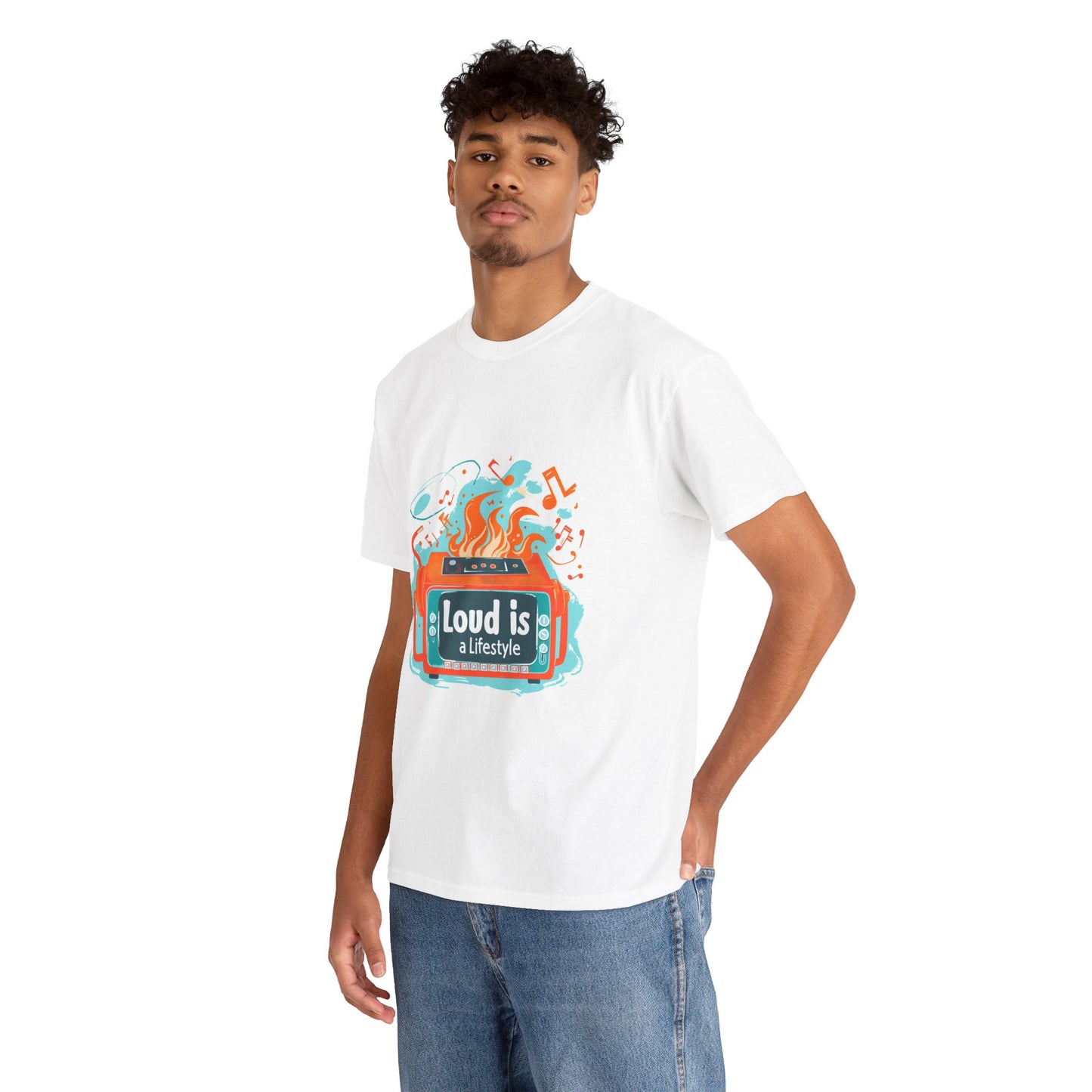 Loud is a Lifestyle Unisex Rock Music T-Shirt – Guitar Lover Graphic Tee