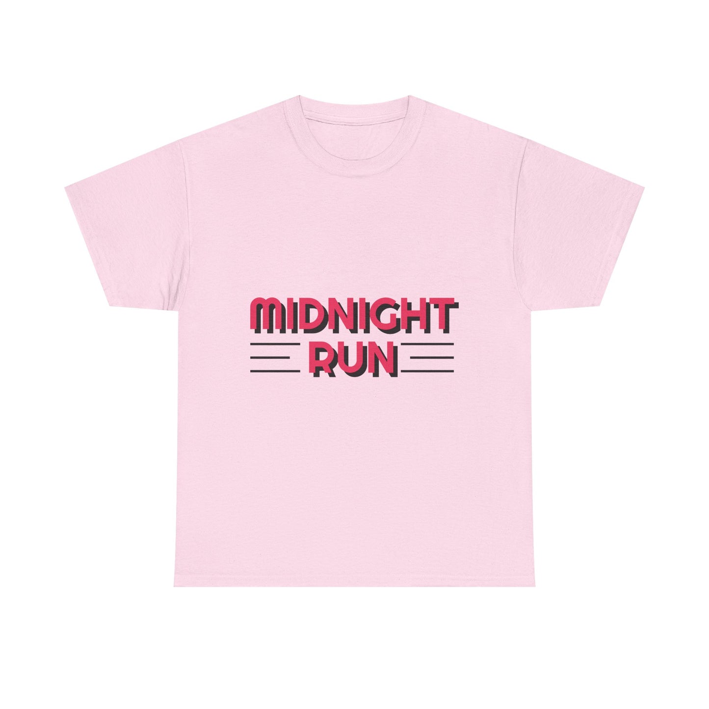Midnight Run Unisex Retro Running Tee – 80s Fast Food & Track Style Shirt