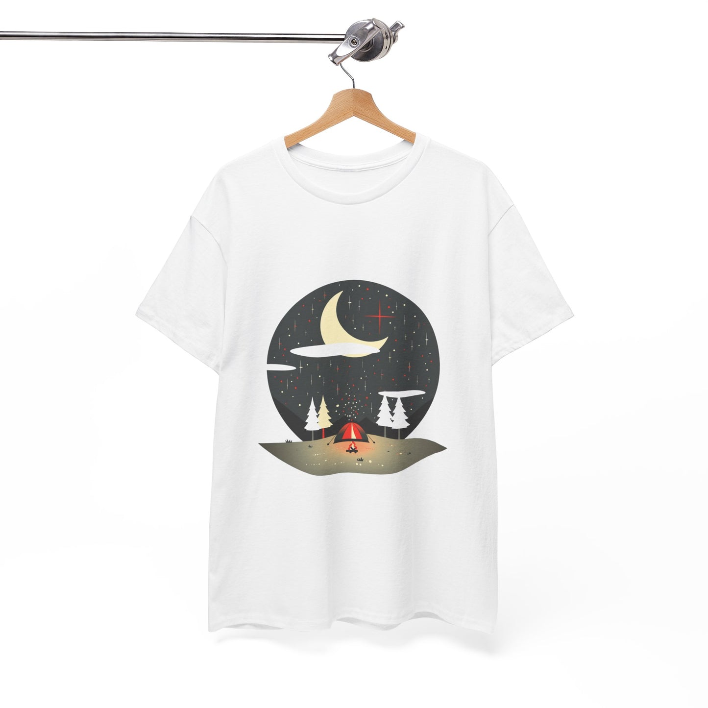 Campfires & Constellations Camping Tee – Unisex Stargazing & Nature Shirt