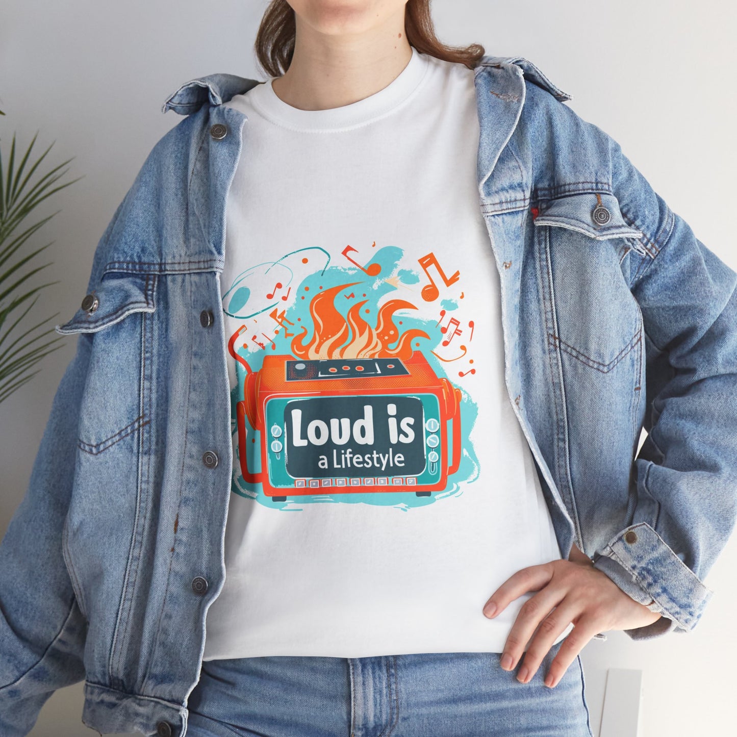 Loud is a Lifestyle Unisex Rock Music T-Shirt – Guitar Lover Graphic Tee