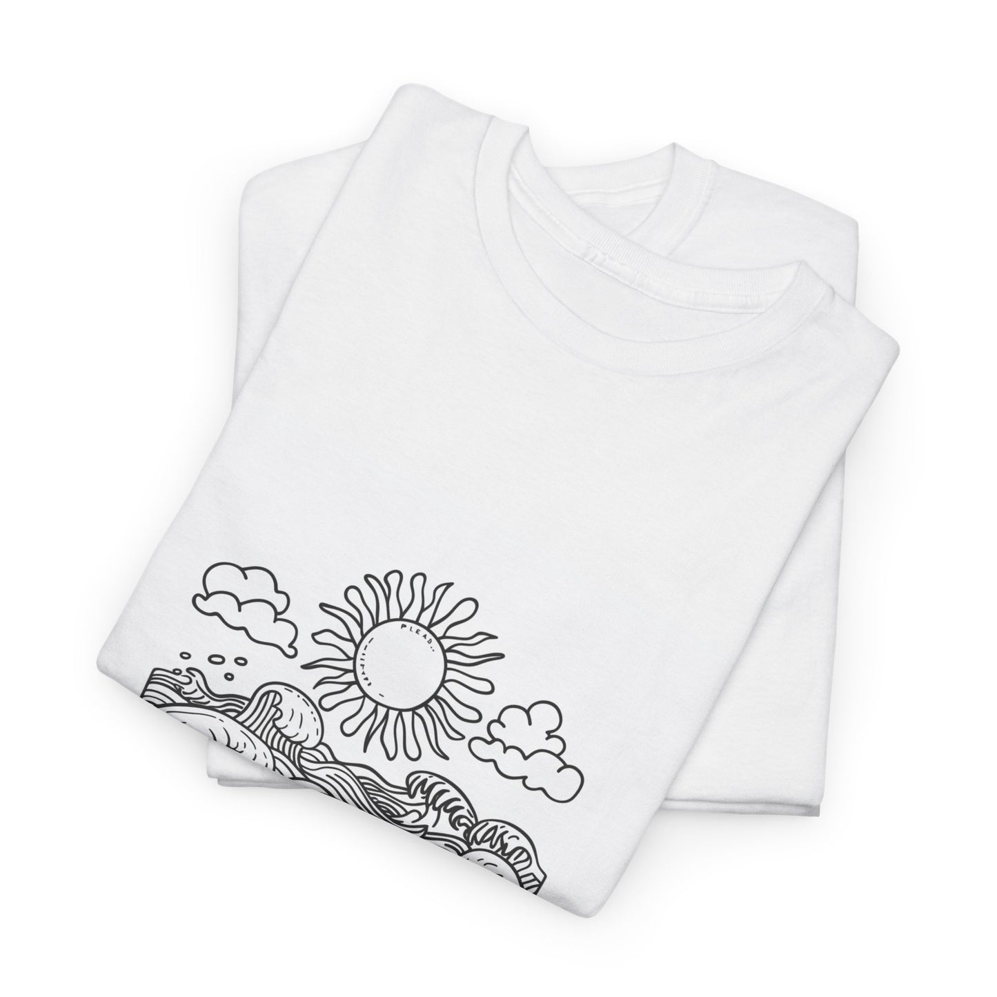 Ocean Please Nature-Inspired Tee – Unisex Beach Camping & Adventure Shirt