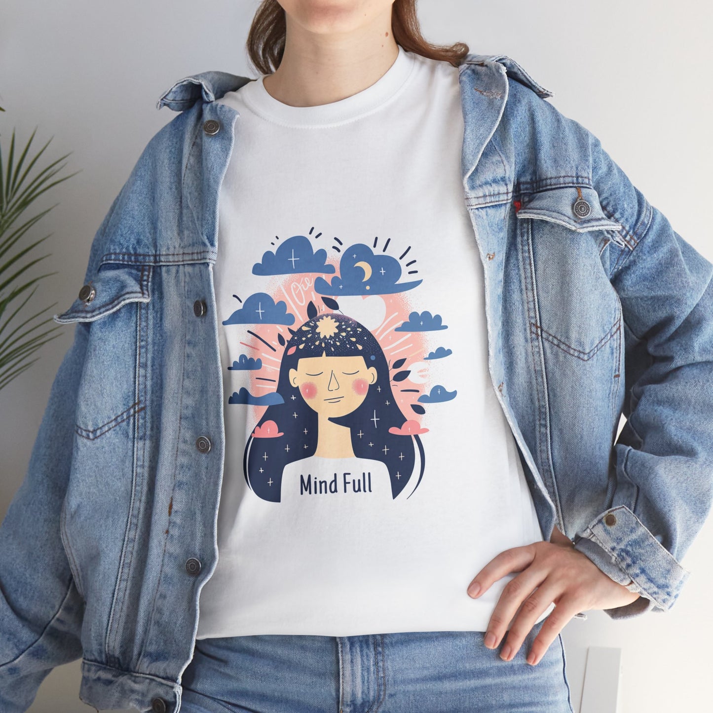 Mind Full Mindfulness Humor Tee – Women's Yoga & Mental Health T-Shirt
