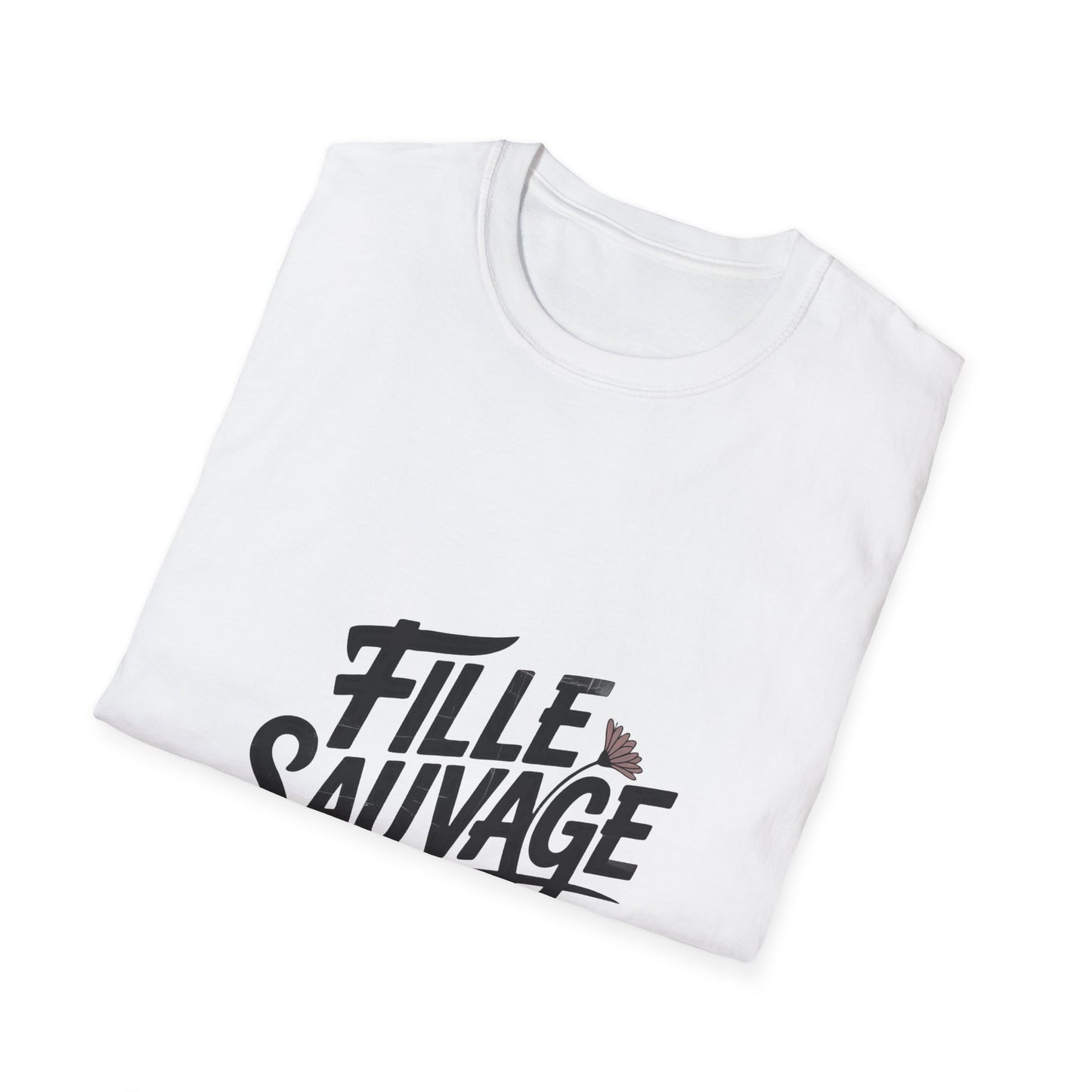 Fille Sauvage T-Shirt – Wild French Girl Quote Tee
