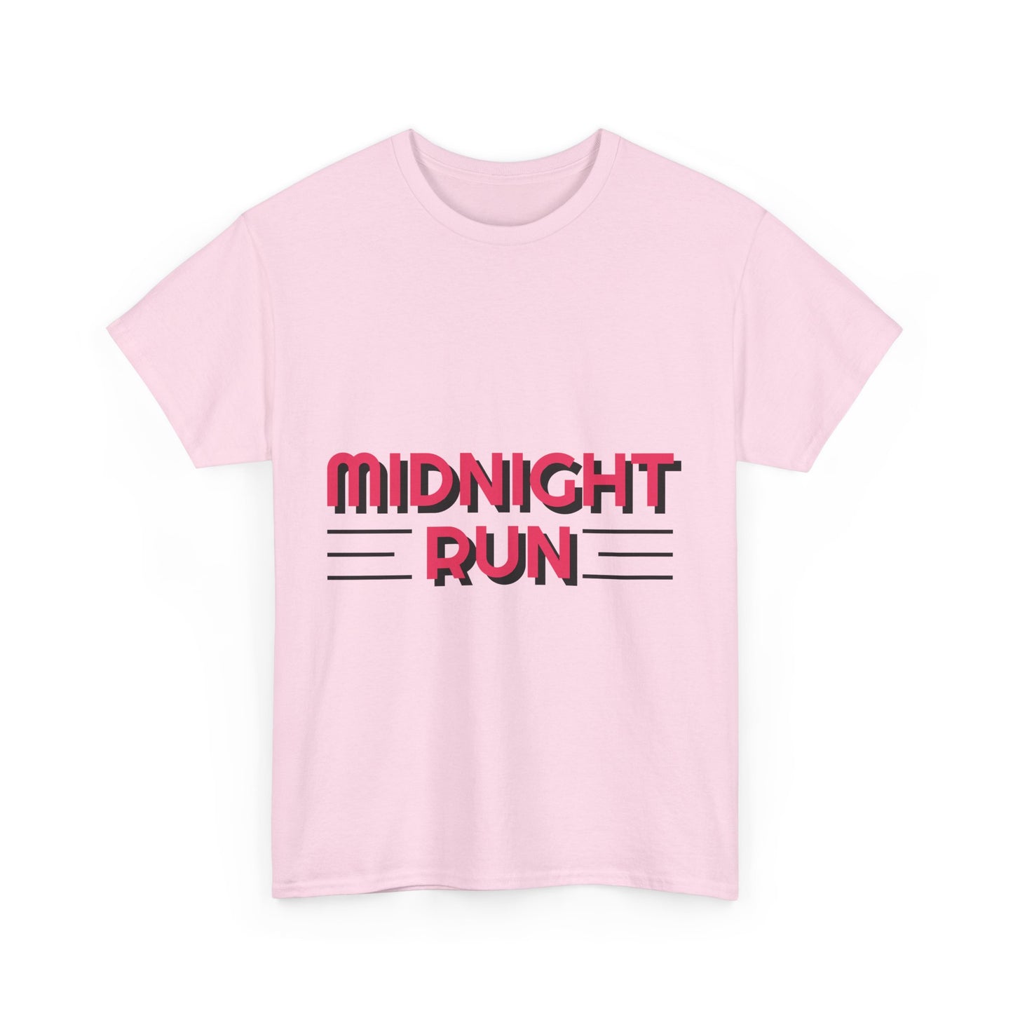 Midnight Run Unisex Retro Running Tee – 80s Fast Food & Track Style Shirt