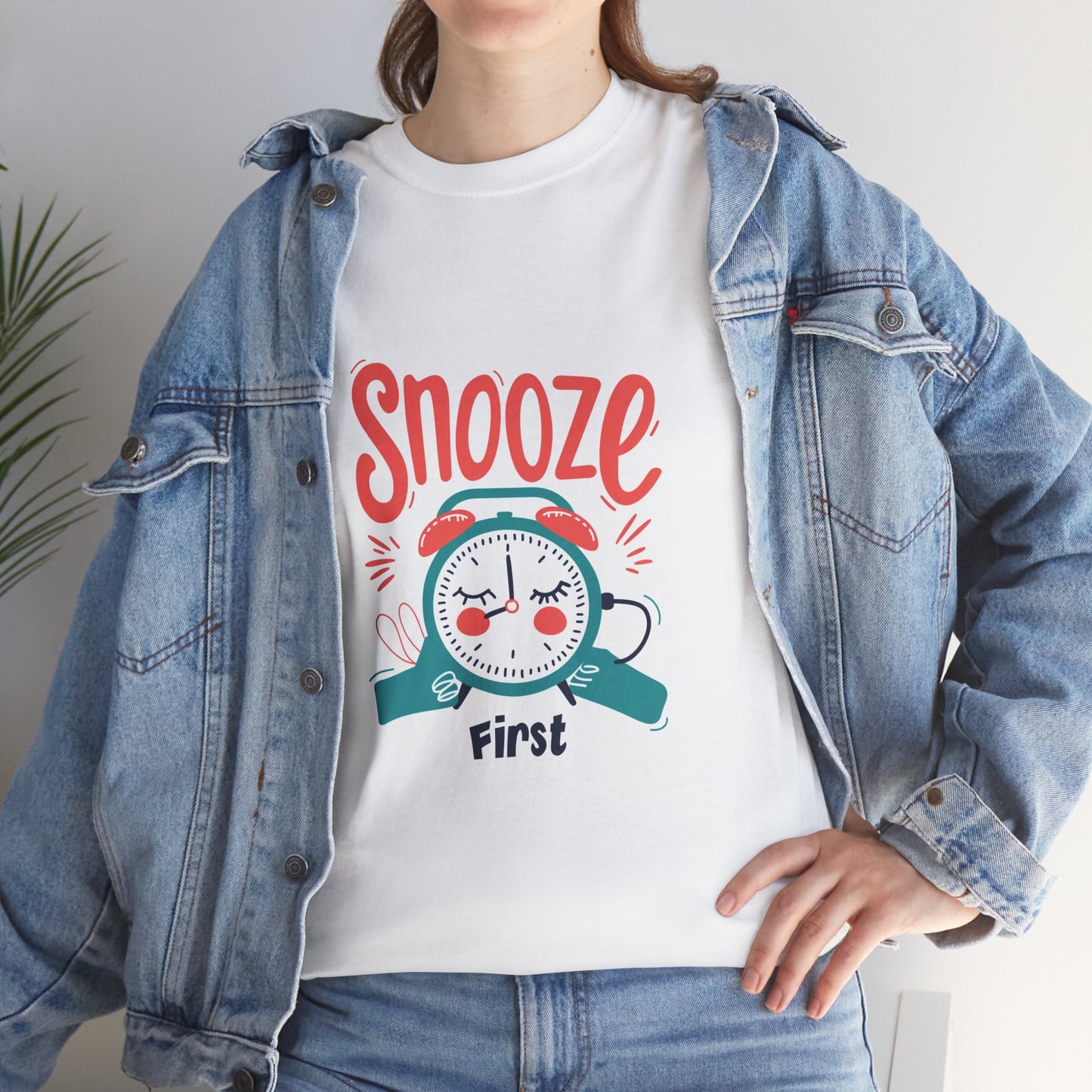 Snooze First Anti-Hustle T-Shirt for Women – Slow Living Graphic Tee