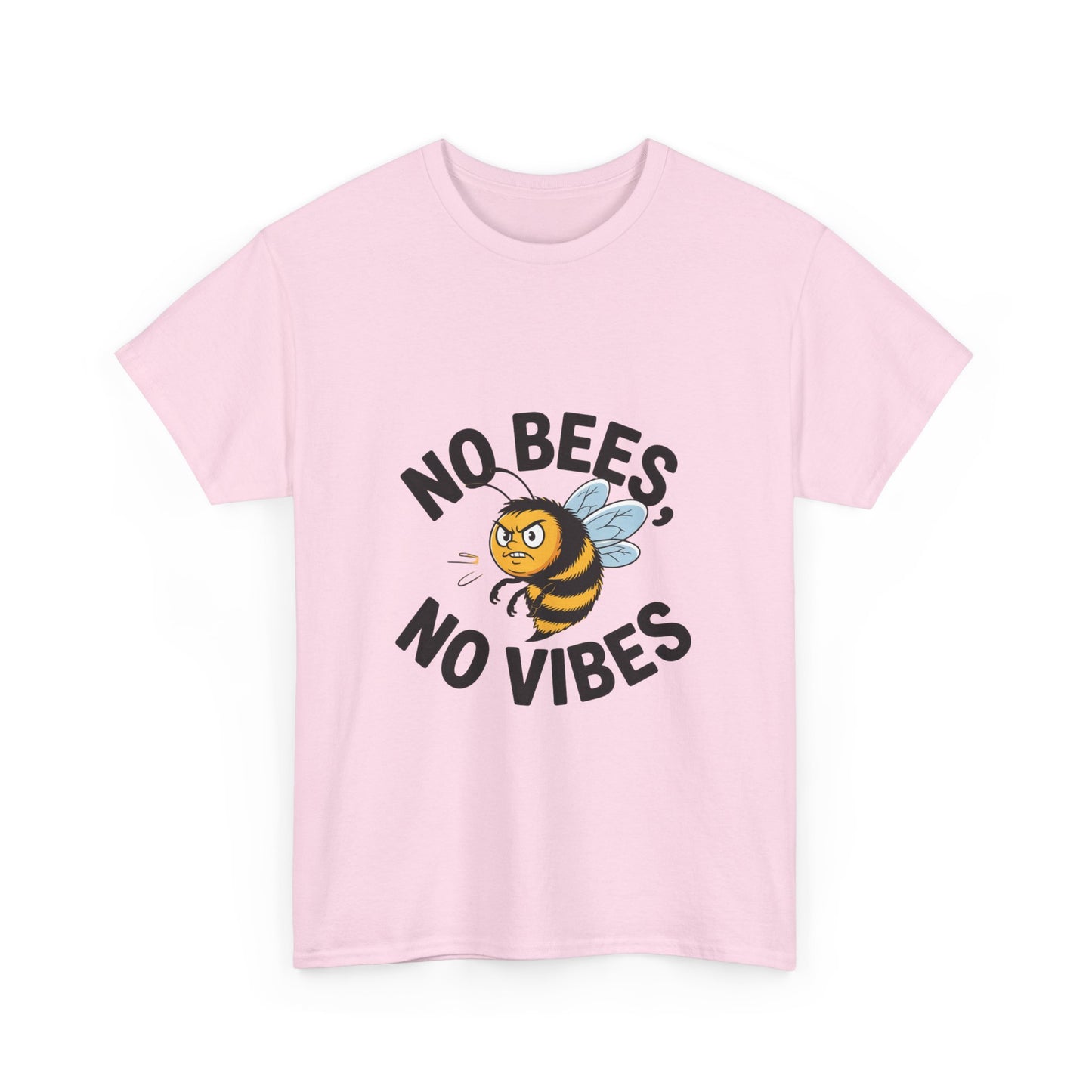 No Bees, No Vibes Unisex Environmental T-Shirt – Save the Bees Climate Tee