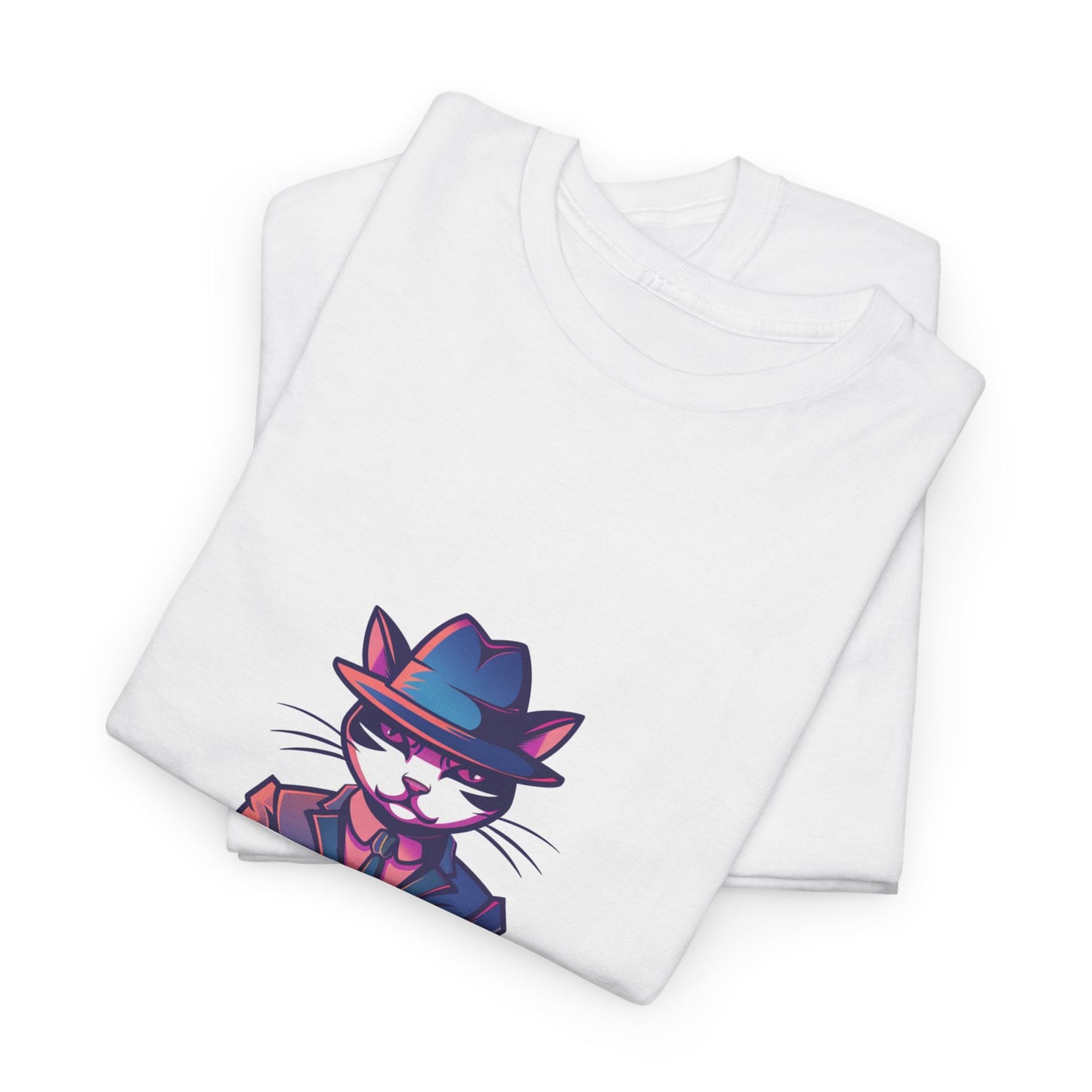 Meowfia Boss Funny Cat T-Shirt – Unisex Mafia Cat Pun Graphic Tee