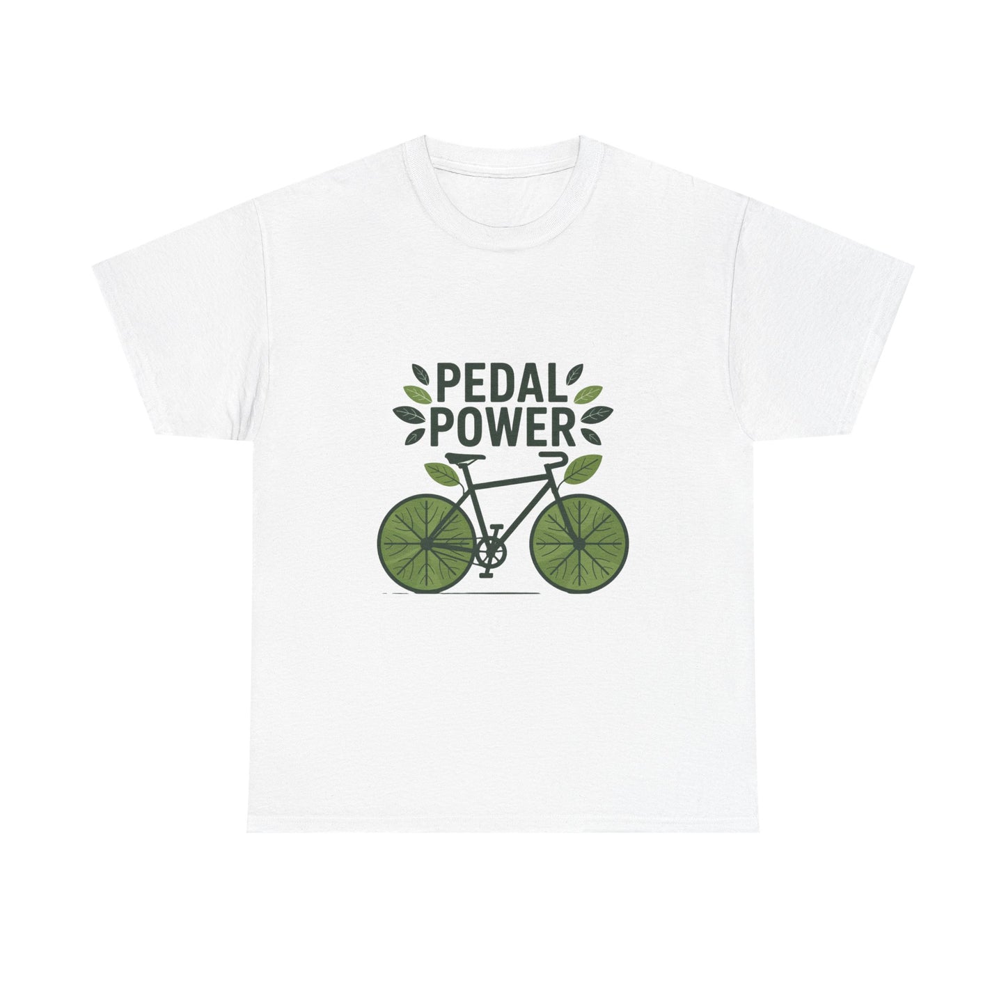 Pedal Power Sustainability T-Shirt – Unisex Eco-Friendly Cycling Tee