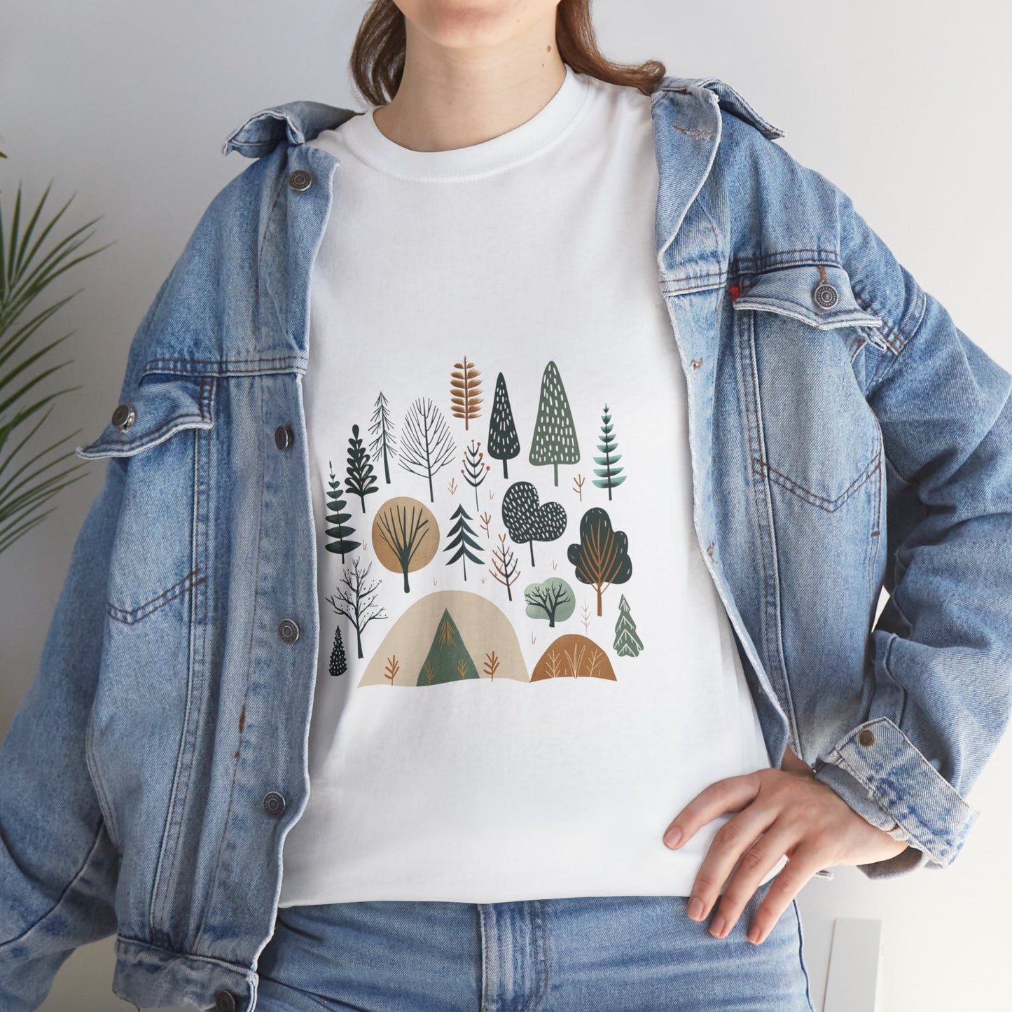 Into the Pines Unisex Camping Tee – Hiking & Forest Adventure T-Shirt