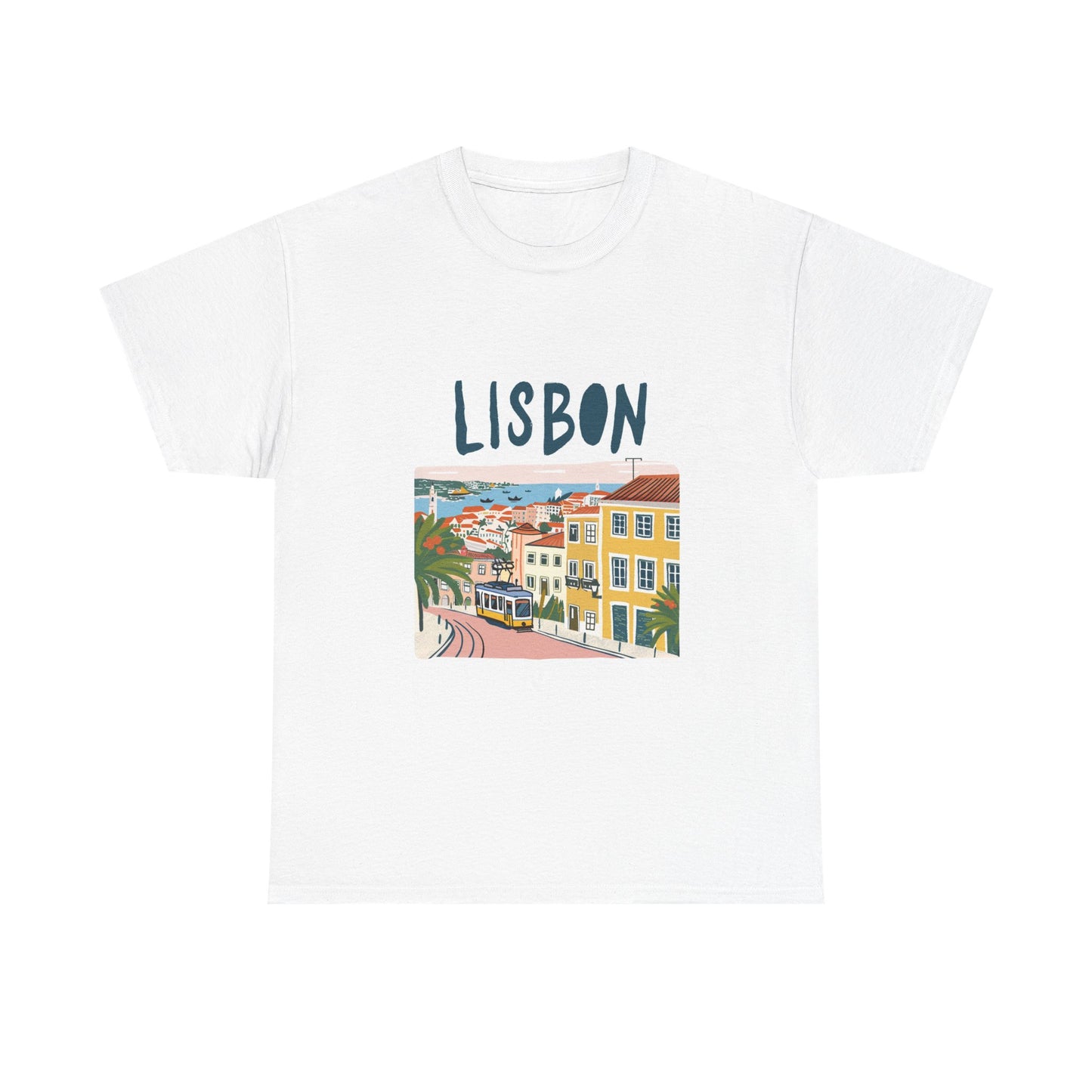 Lost in Lisbon Unisex City Explorer Tee – Portugal Travel Graphic T-Shirt