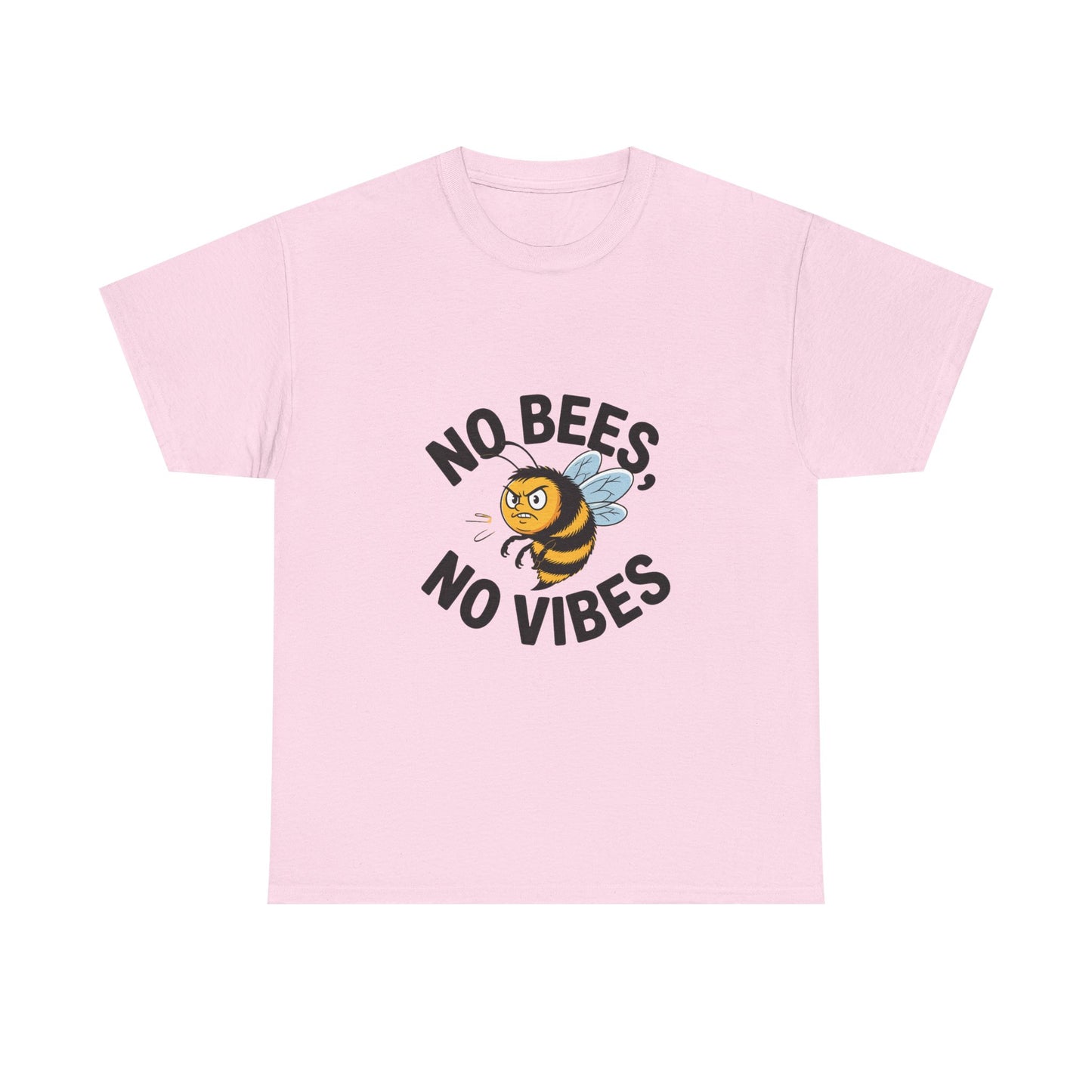 No Bees, No Vibes Unisex Environmental T-Shirt – Save the Bees Climate Tee