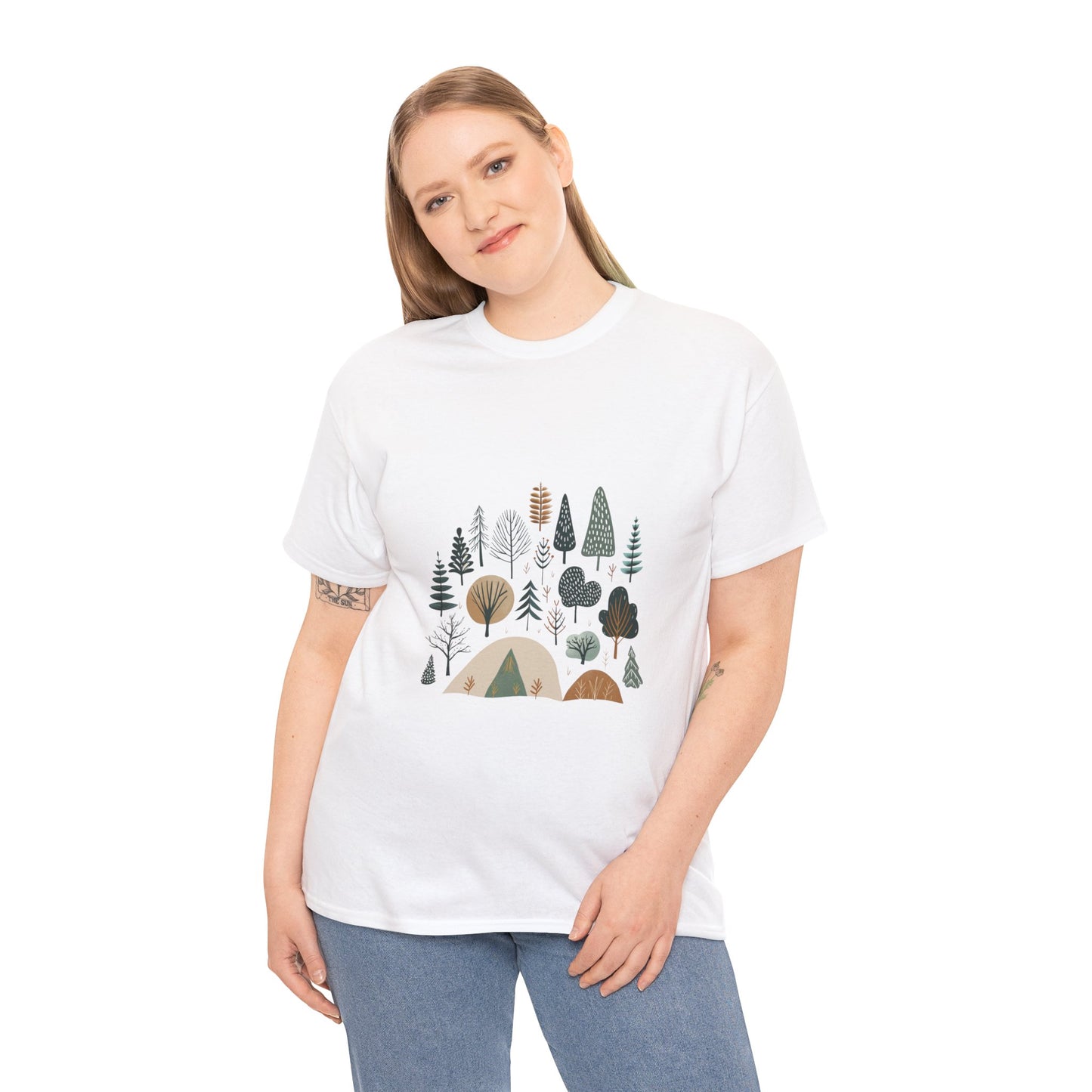 Into the Pines Unisex Camping Tee – Hiking & Forest Adventure T-Shirt