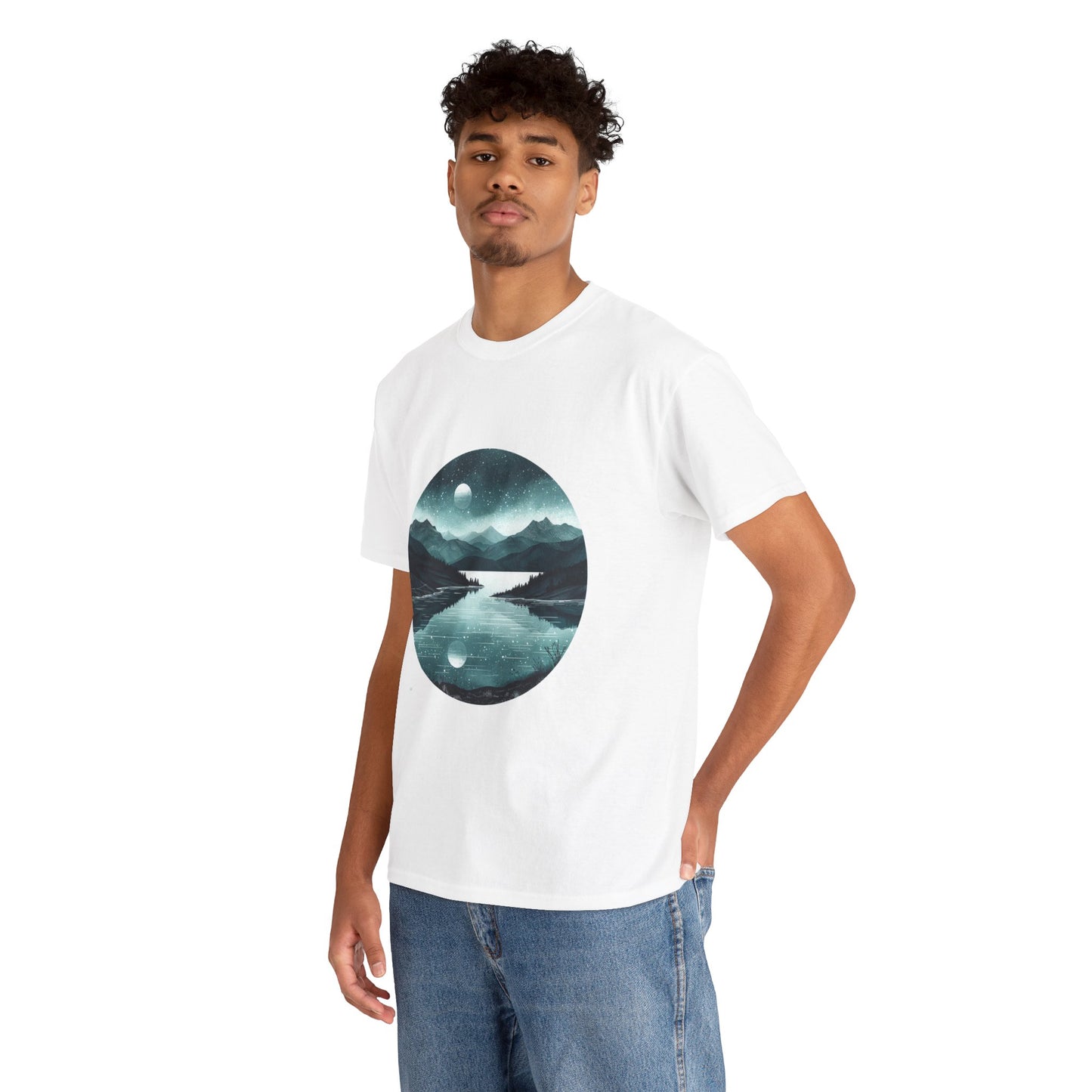 Stay Wild, Moon Child Unisex Nature Graphic Tee – Camping & Night Sky Shirt