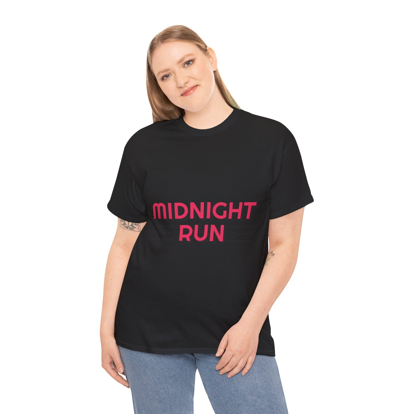 Midnight Run Unisex Retro Running Tee – 80s Fast Food & Track Style Shirt