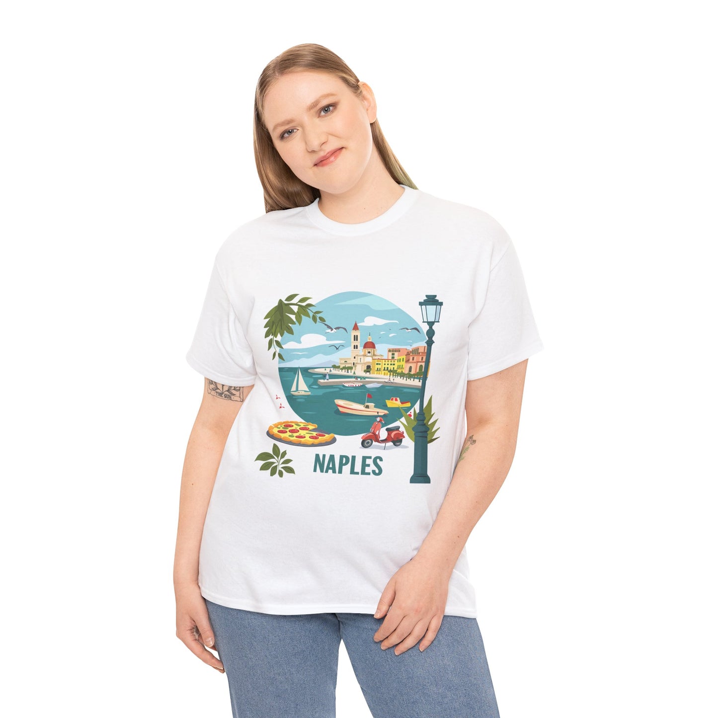Naples Slice Unisex Pizza & Travel Tee – Italy City Vacation Shirt