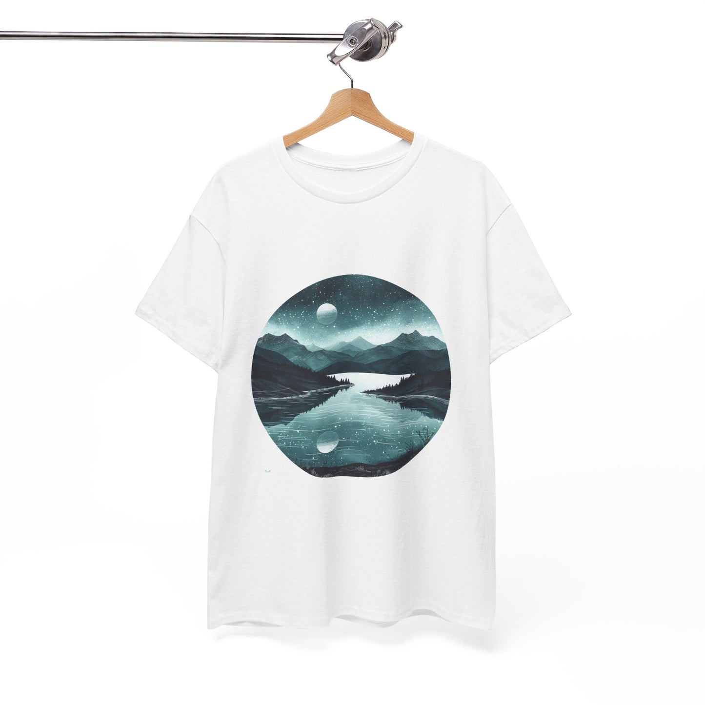 Stay Wild, Moon Child Unisex Nature Graphic Tee – Camping & Night Sky Shirt