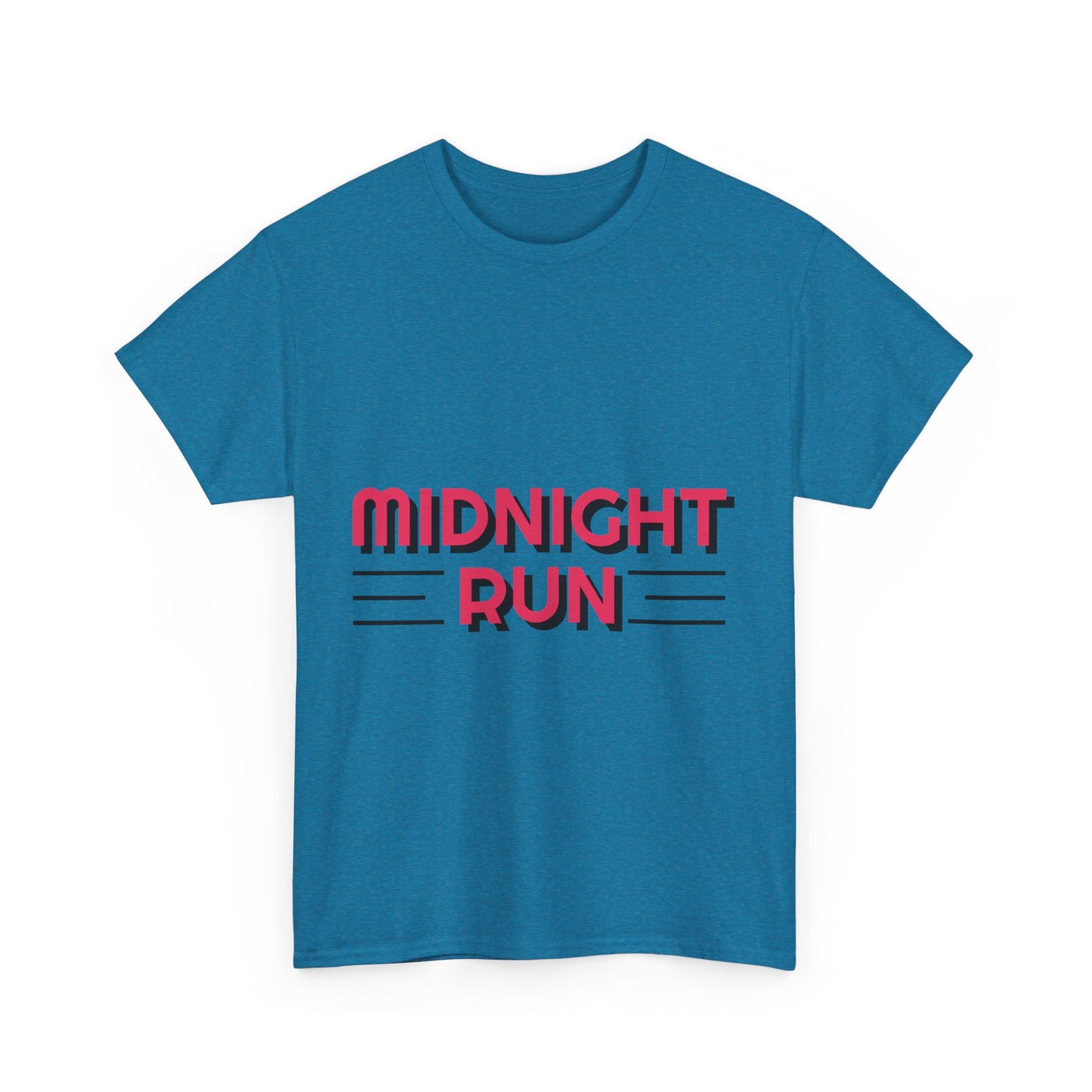 Midnight Run Unisex Retro Running Tee – 80s Fast Food & Track Style Shirt
