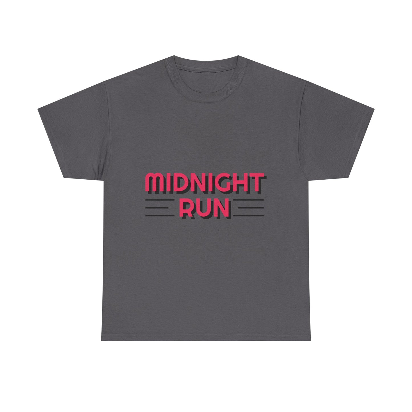 Midnight Run Unisex Retro Running Tee – 80s Fast Food & Track Style Shirt
