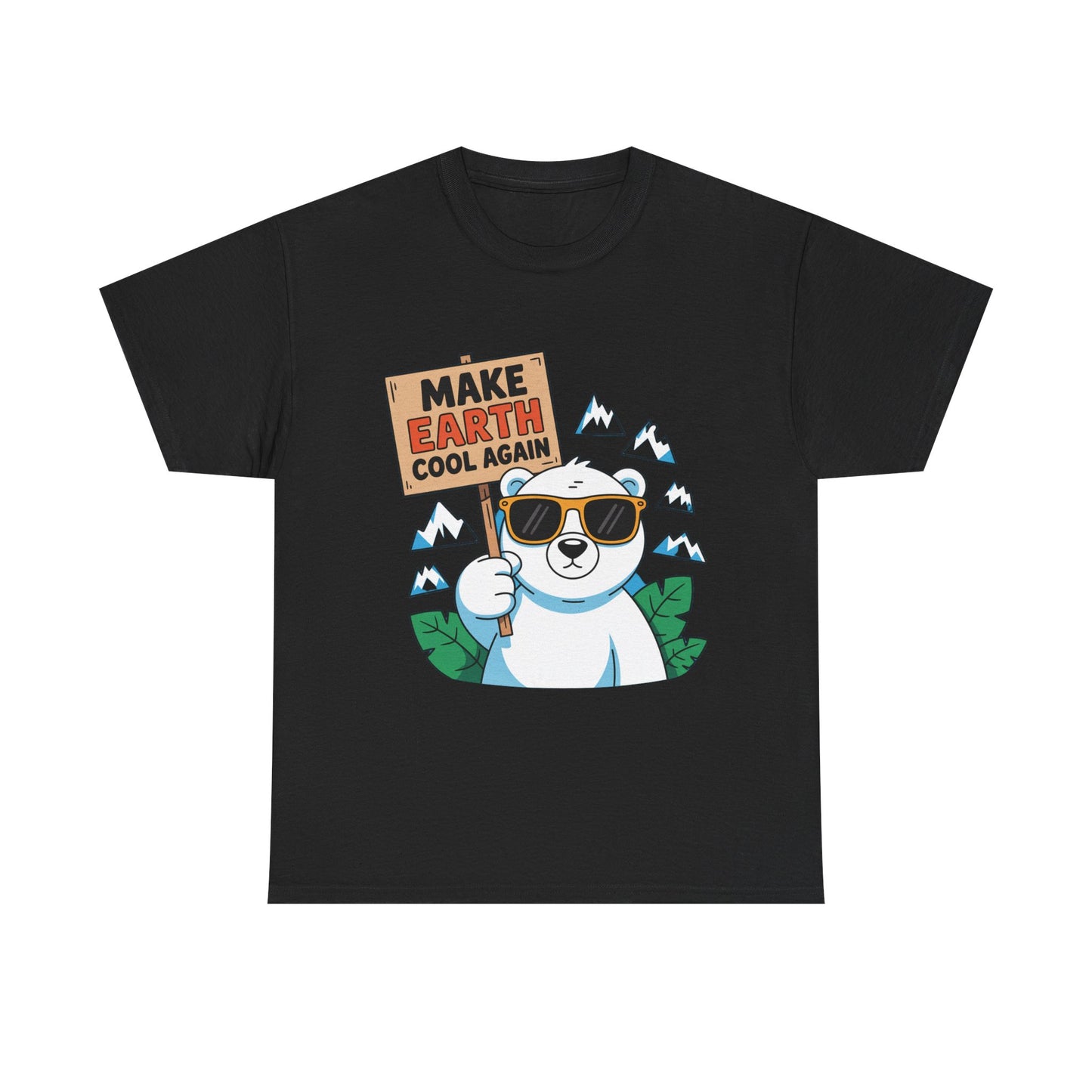 Make Earth Cool Again Climate Action T-Shirt – Unisex Environmental Awareness Tee