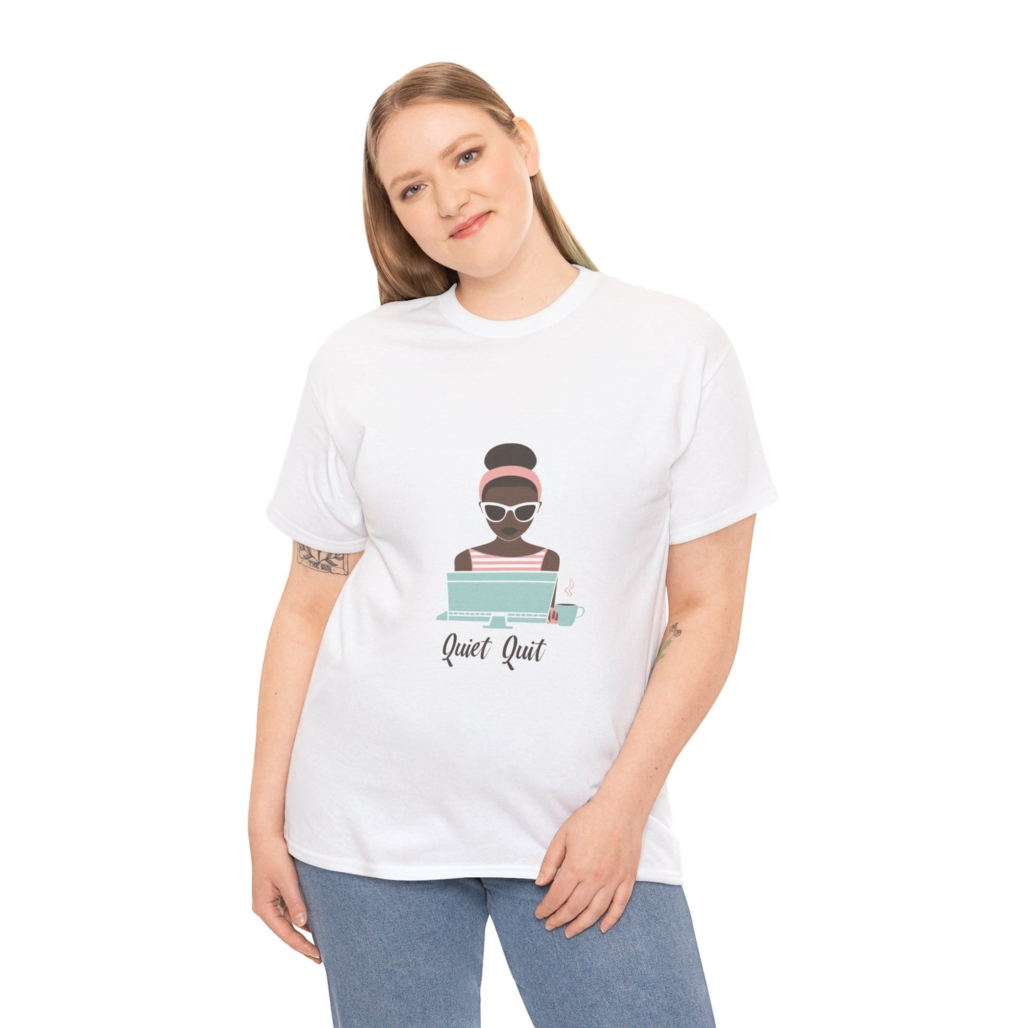 Quiet Quit Anti-Hustle Women's Tee – Slow Living Statement T-Shirt