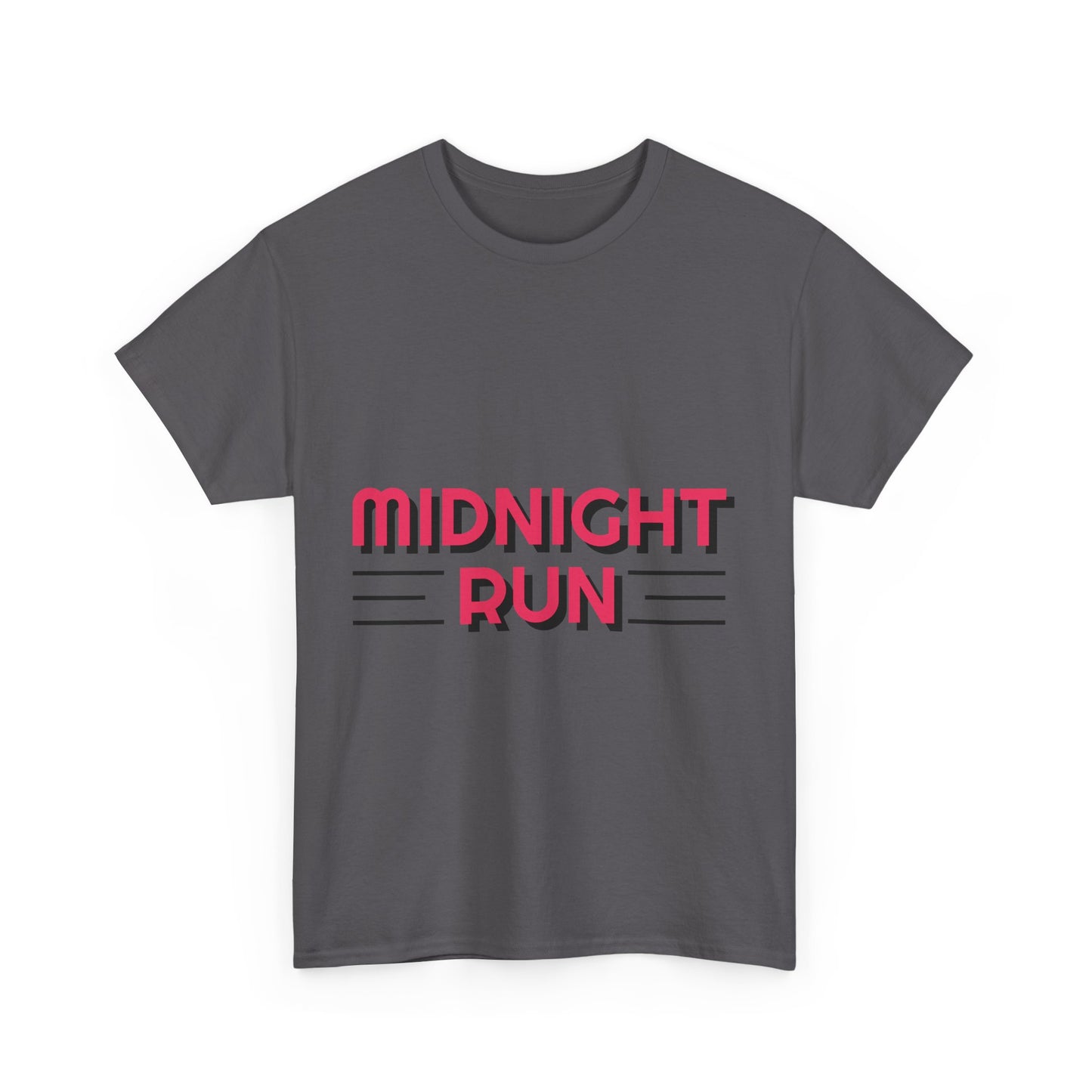 Midnight Run Unisex Retro Running Tee – 80s Fast Food & Track Style Shirt