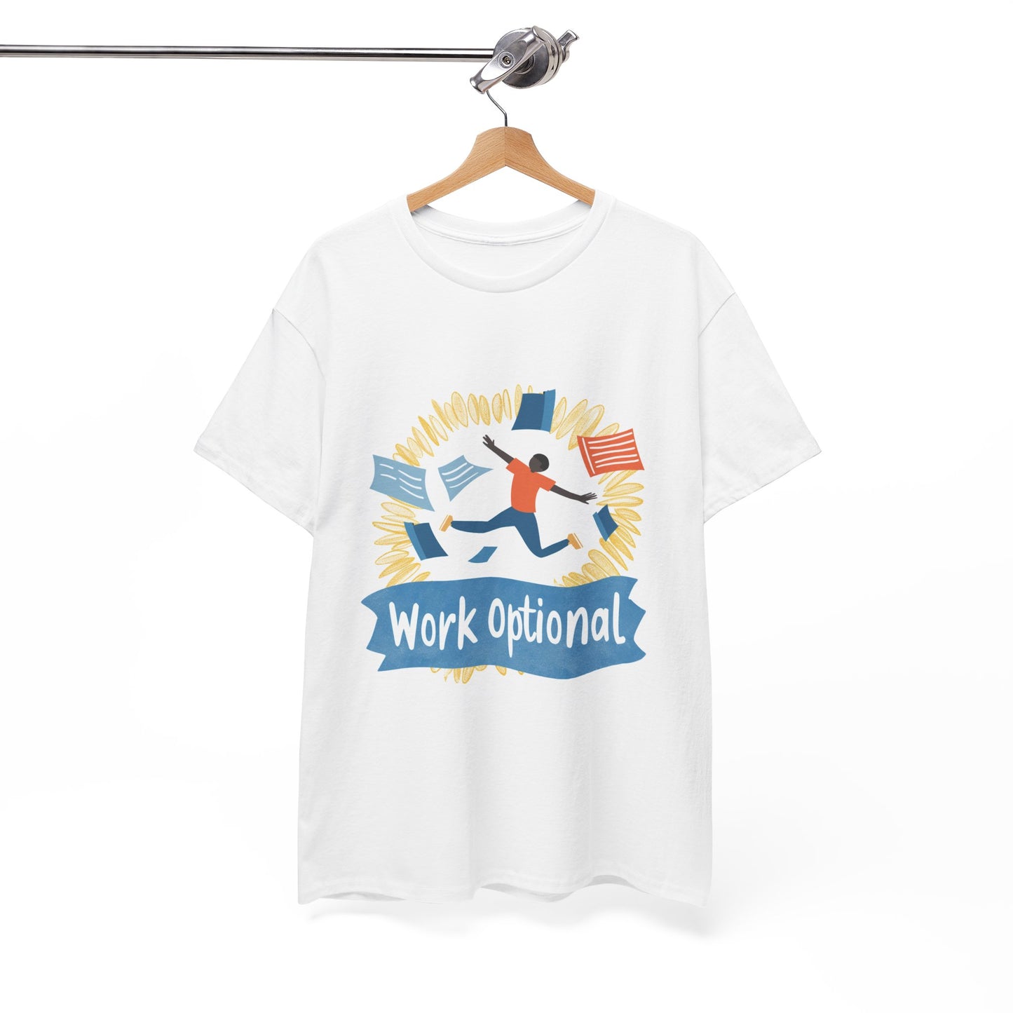 Work Optional Slow Living Graphic Tee – Anti-Hustle Women's T-Shirt