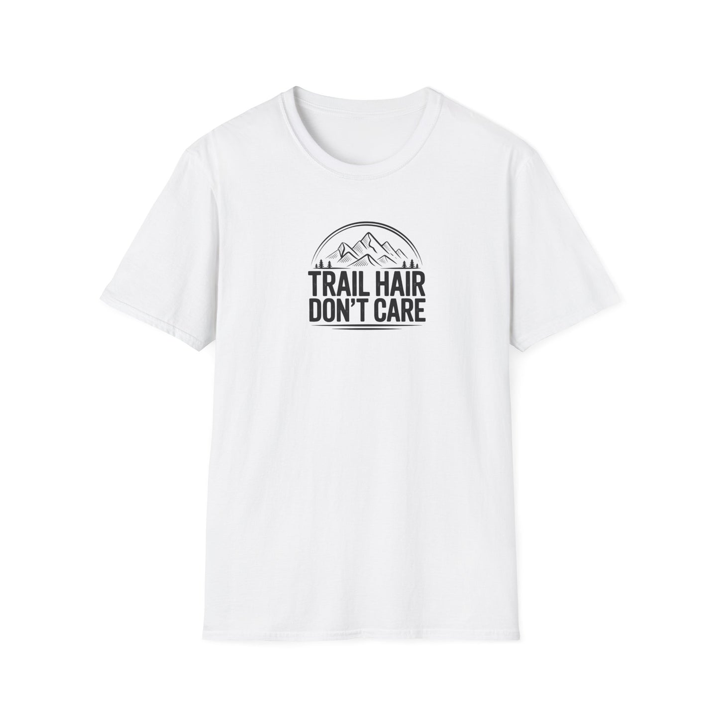 Trail Hair Don’t Care – Funny Hiking T-Shirt for Women