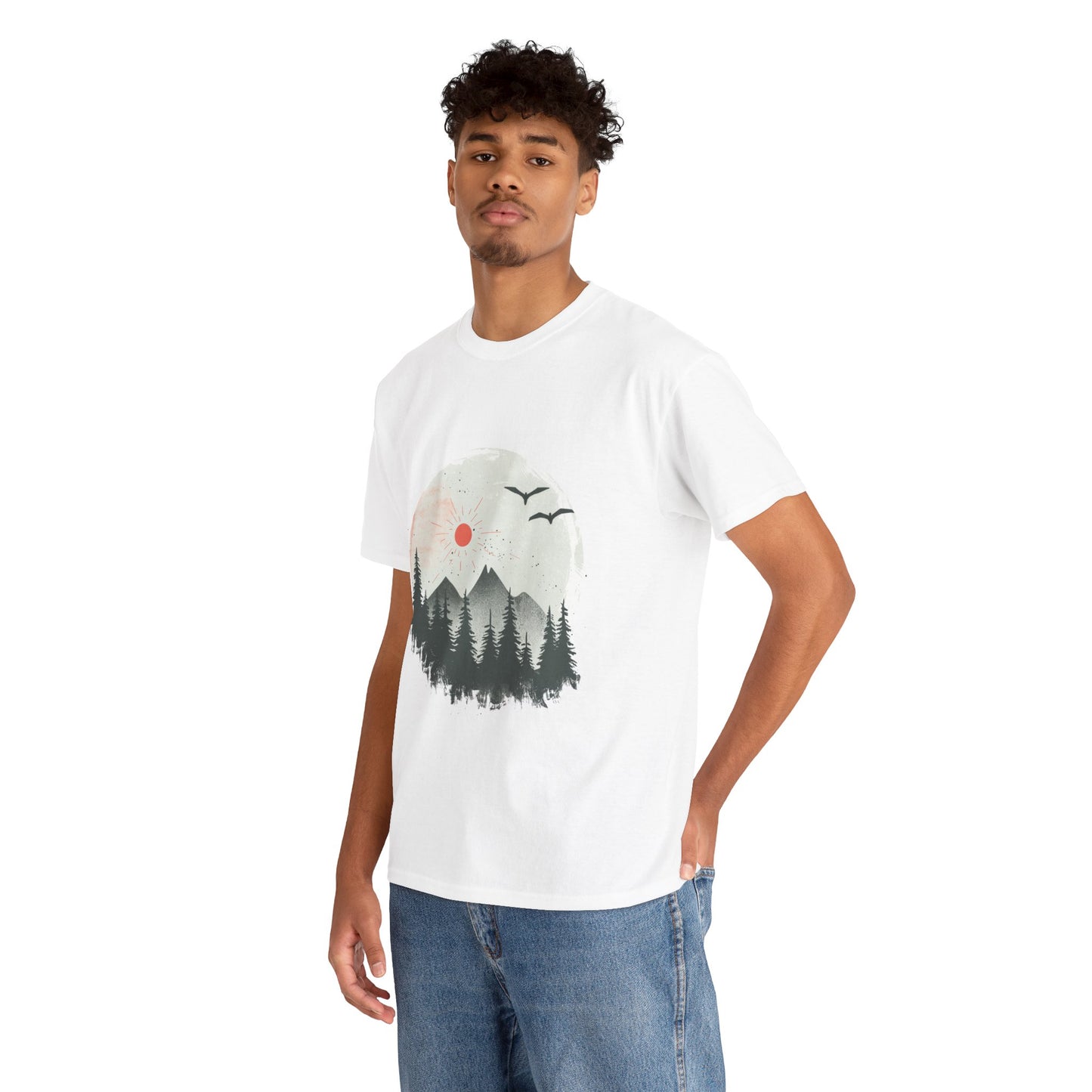 Mountain Mood Hiking T-Shirt – Unisex Outdoor Adventure & Nature Lover Tee