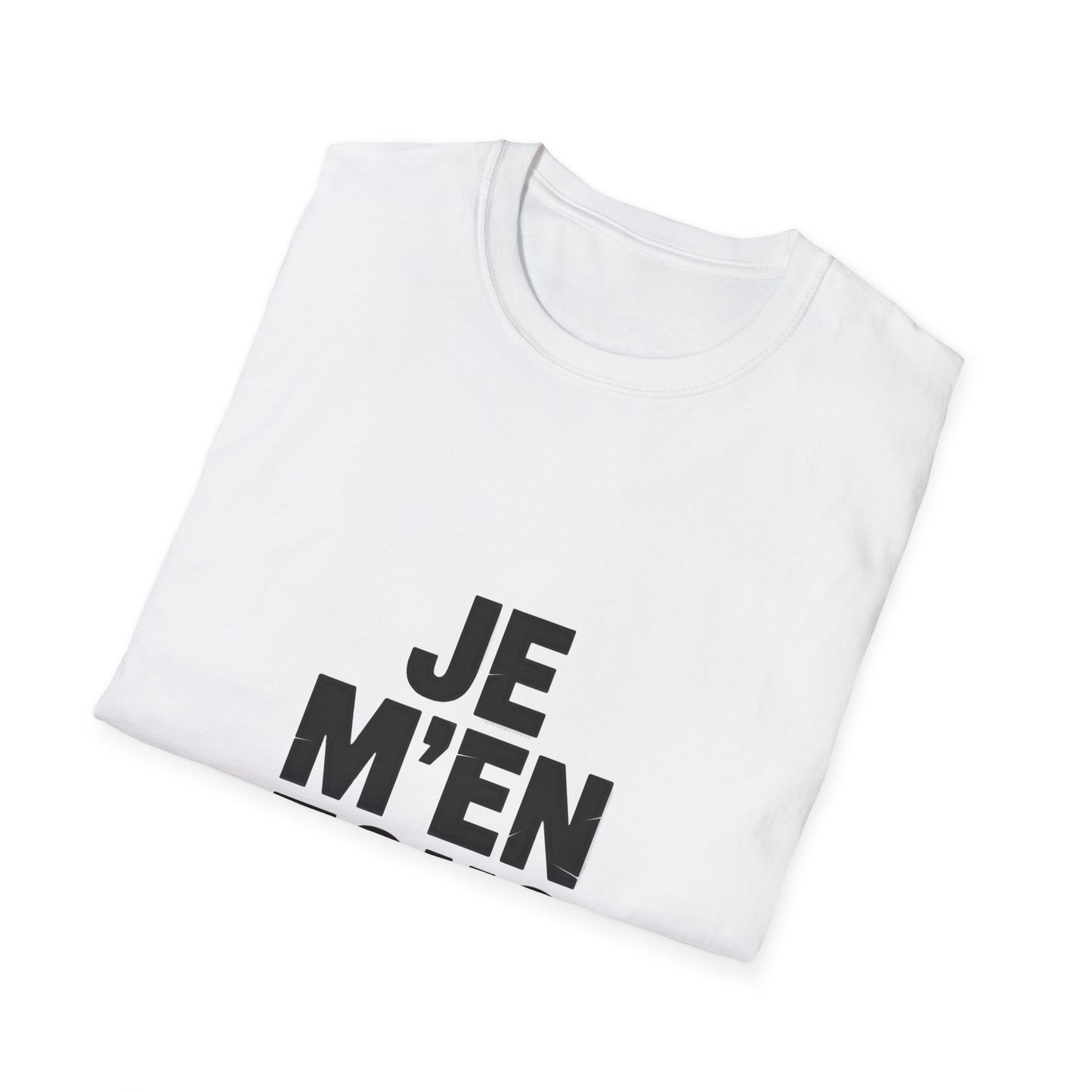 Je M’en Fous Tee – Edgy French Girl T-Shirt