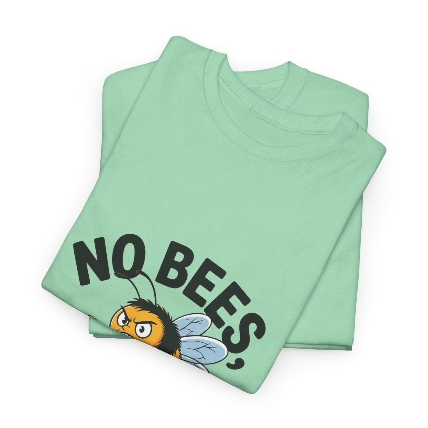 No Bees, No Vibes Unisex Environmental T-Shirt – Save the Bees Climate Tee