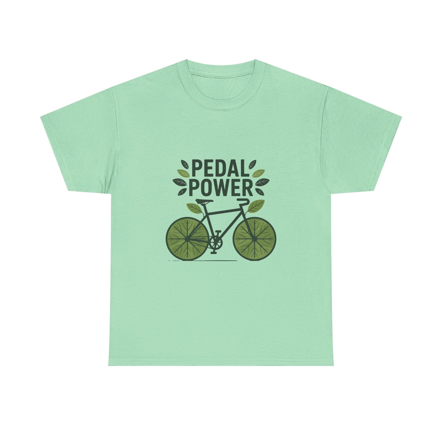 Pedal Power Sustainability T-Shirt – Unisex Eco-Friendly Cycling Tee