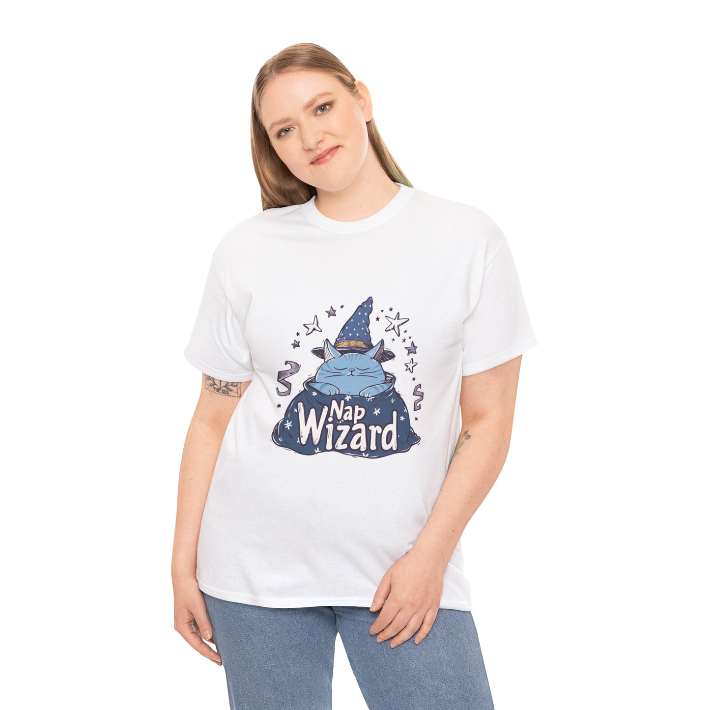 Nap Wizard Funny Cat Nap T-Shirt – Unisex Cozy Kitty Lover Tee