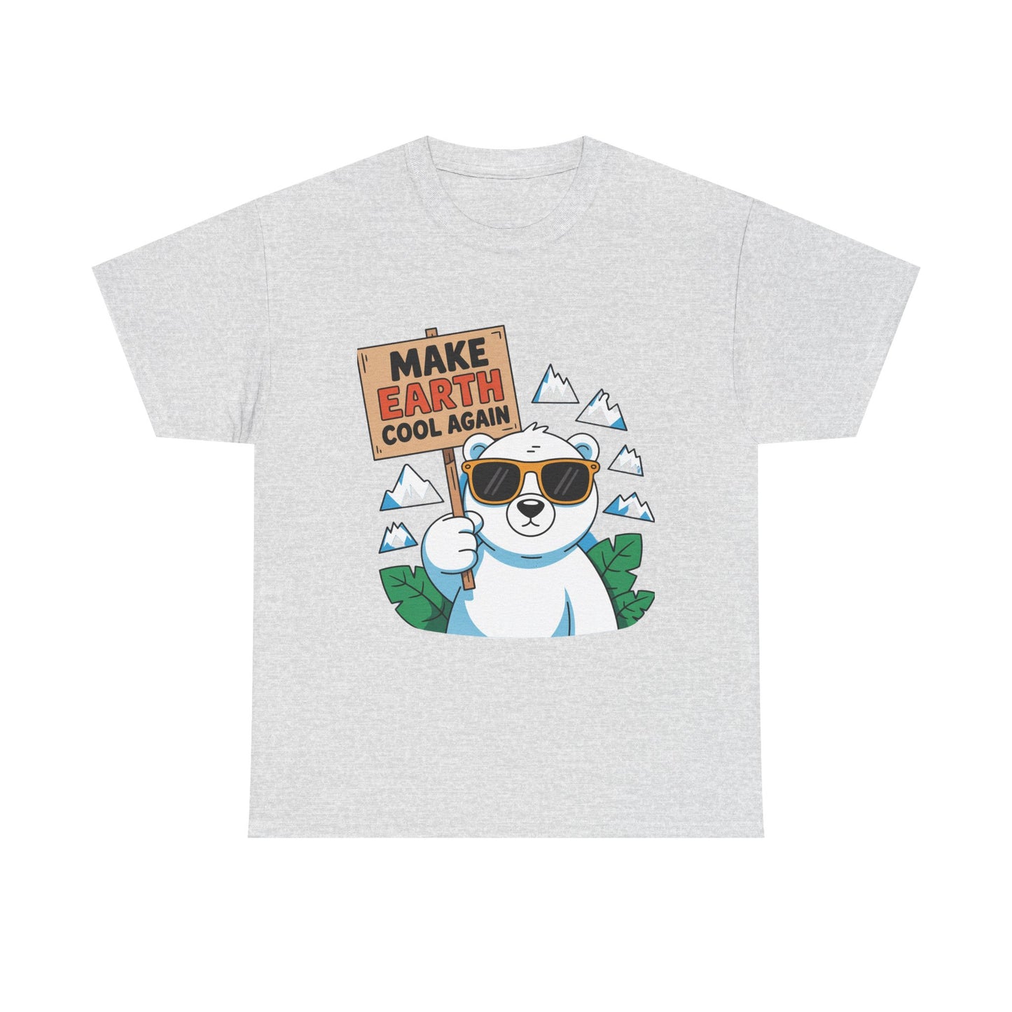 Make Earth Cool Again Climate Action T-Shirt – Unisex Environmental Awareness Tee