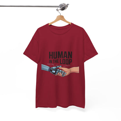 Human in the Loop Unisex AI & Tech T-Shirt – Machine Learning Developer Tee