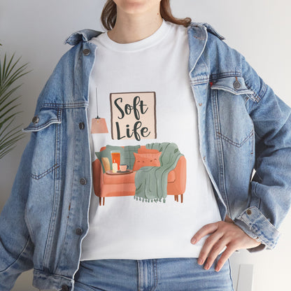 Soft Life Slow Living Tee – Women's Anti-Hustle Lifestyle T-Shirt