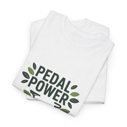 Pedal Power Sustainability T-Shirt – Unisex Eco-Friendly Cycling Tee