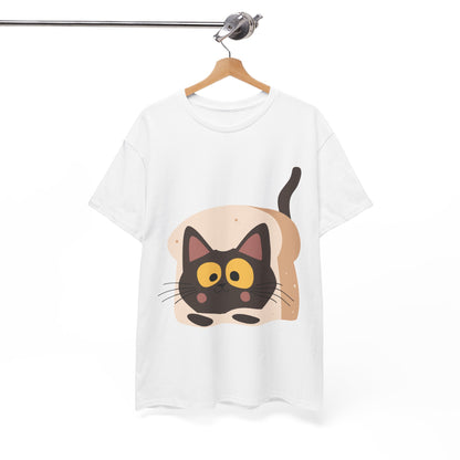 Loaf Me Tender Cat Loaf Graphic T-Shirt – Funny Unisex Cat Lover Tee