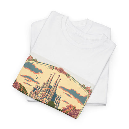 Barcelona Breeze Unisex Spain Travel Tee – City Break Graphic T-Shirt