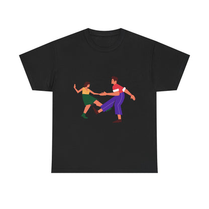 Lindy Hop 'Til You Drop Women's Summer Fun T-Shirt – Vintage Vacation Beach Tee